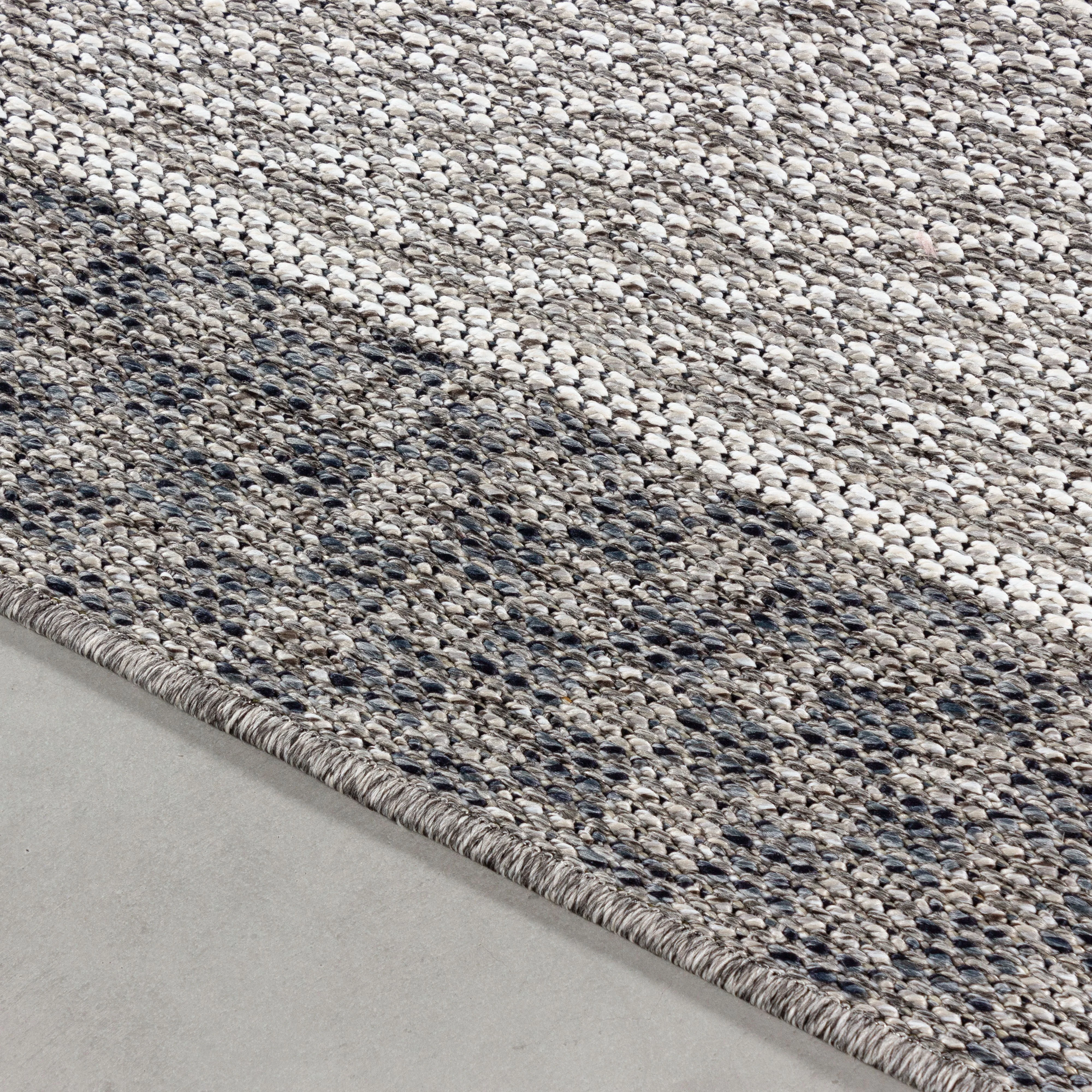 Aruba Outdoorteppich Creme | Bordüre Design - Image 4