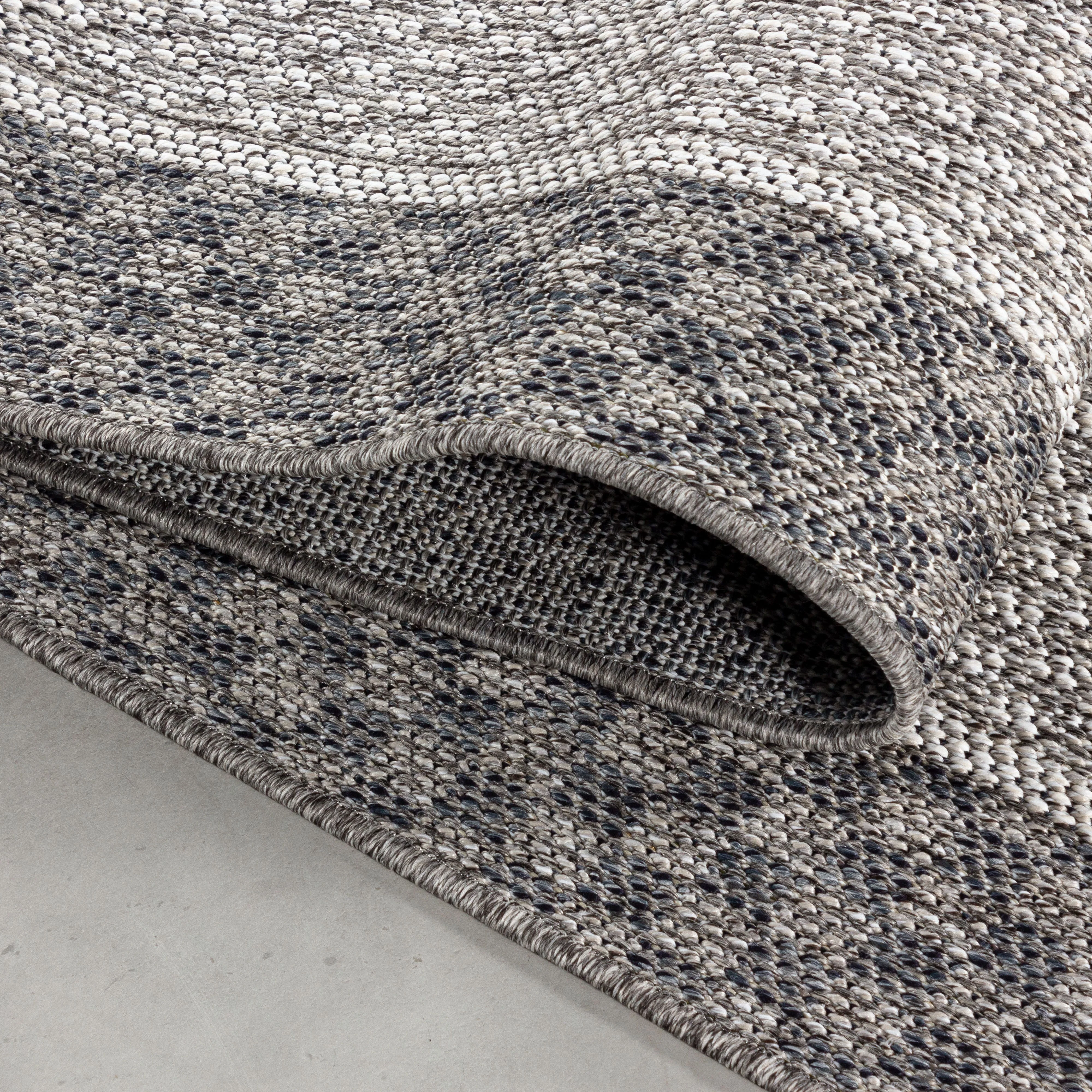 Aruba Outdoorteppich Creme | Bordüre Design - Image 5
