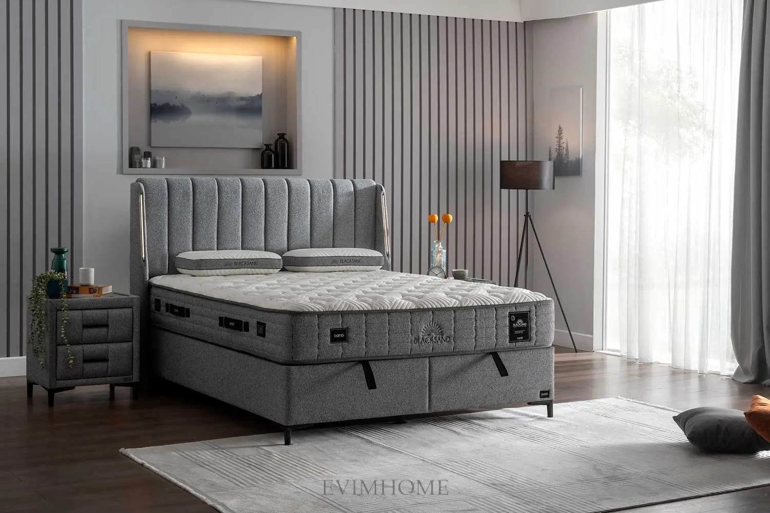 Bambi Blacksand Boxspringbett-Set - Image 3