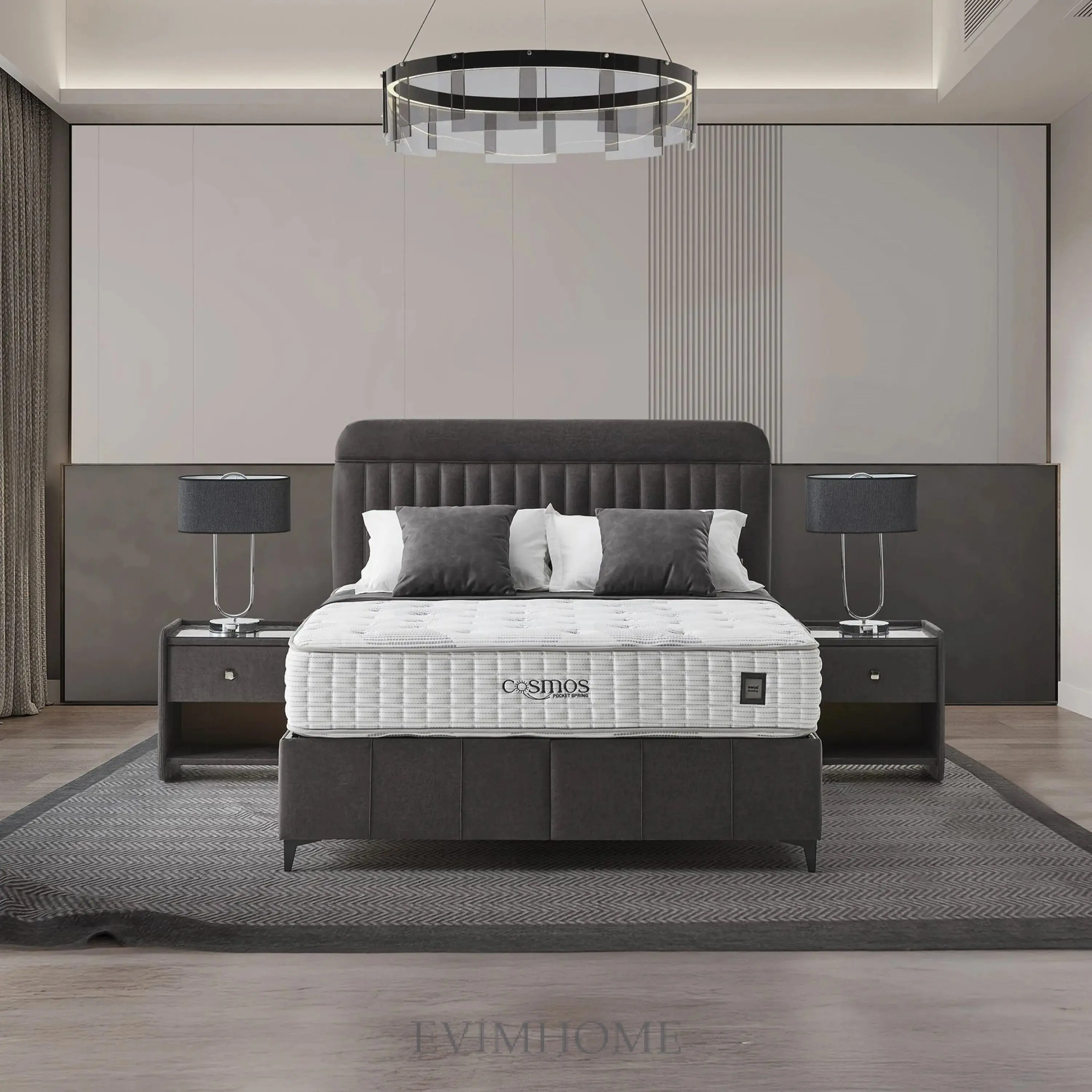Cosmos Malta Boxspringbett – 5 Zonen Federkern & luftdurchlässig