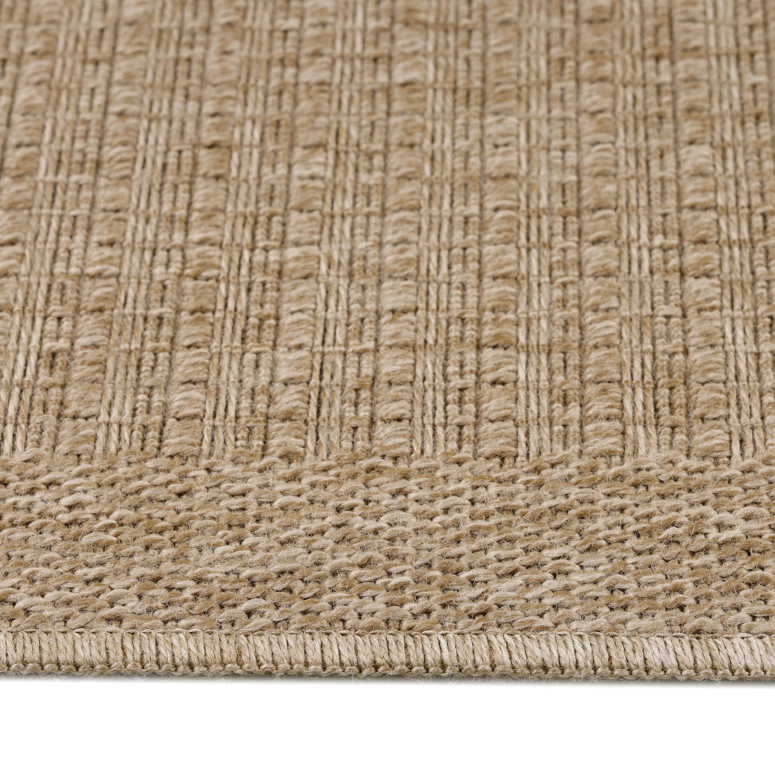 Dhaka Outdoorteppich Beige | Schlichtes Vintage Design - Image 4