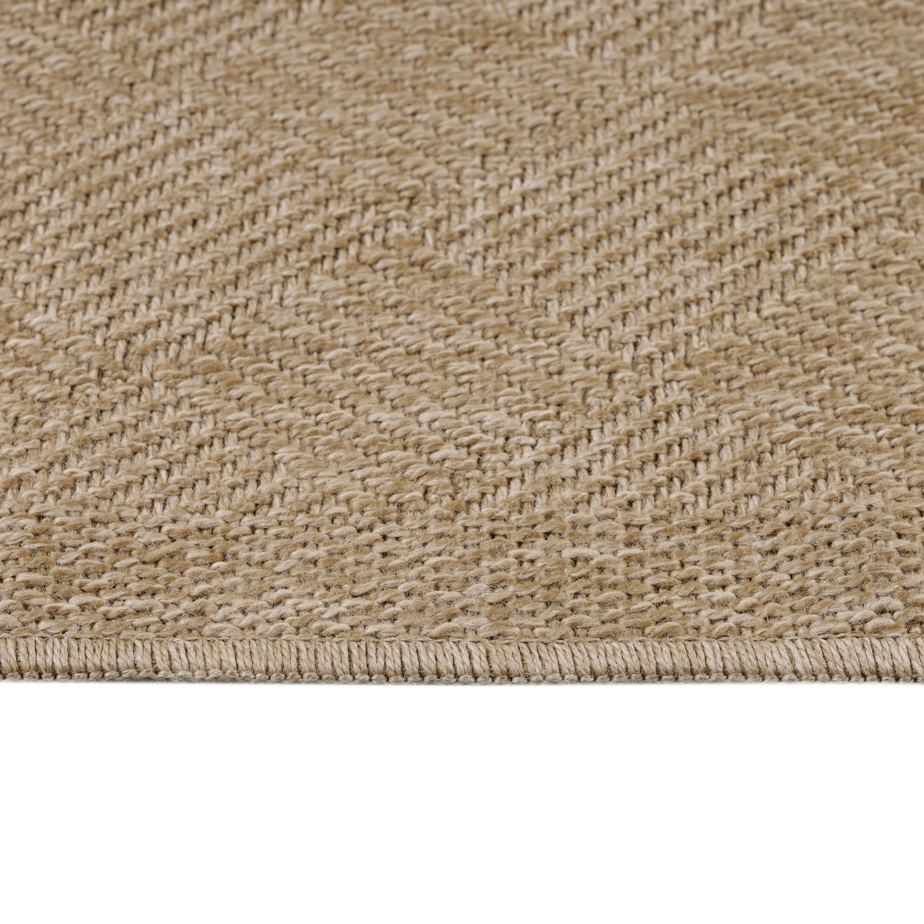 Boho Outdoor Teppich Beige: Balkon & Terrasse - Image 4