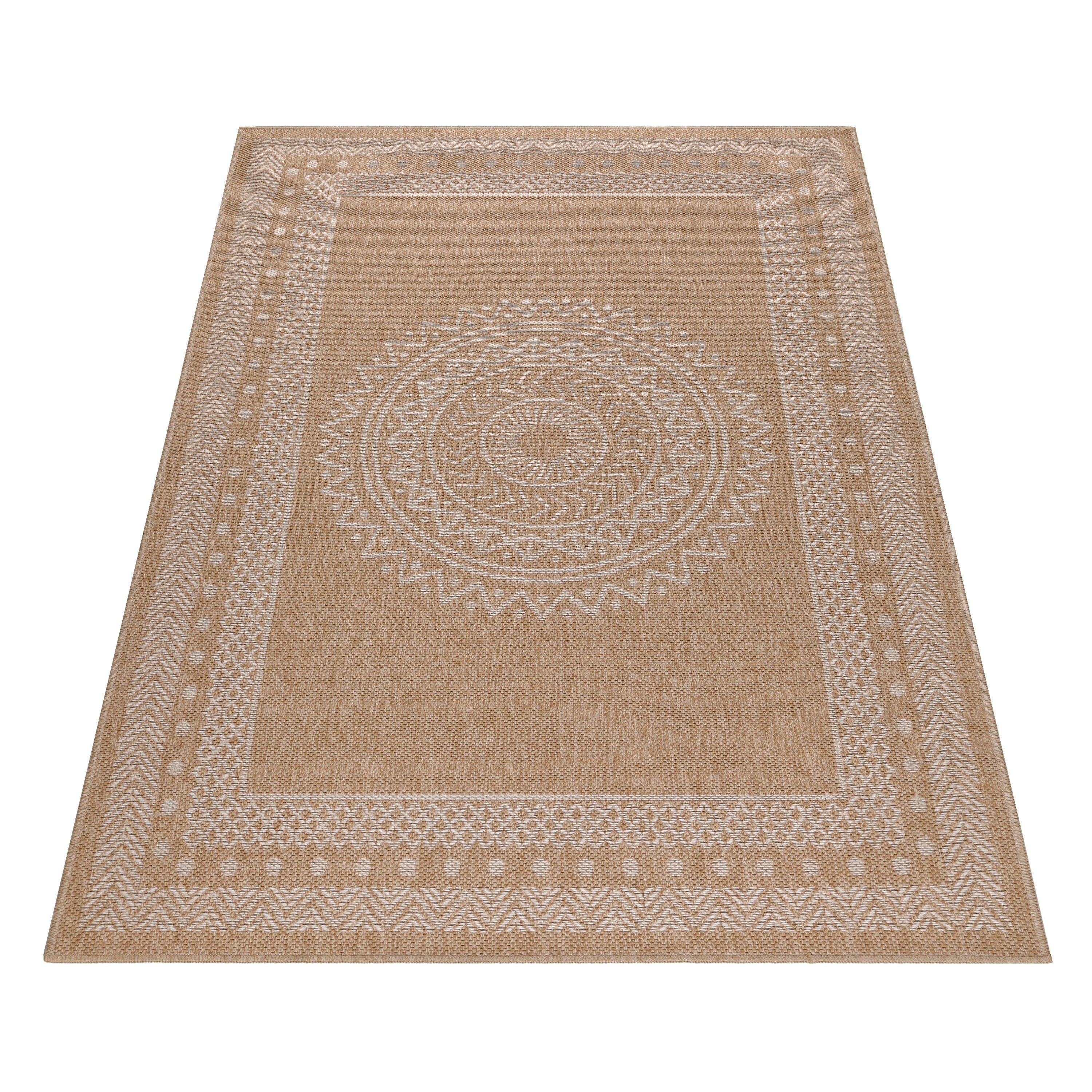 Natürlicher Vintage Outdoorteppich in Beige - Image 3