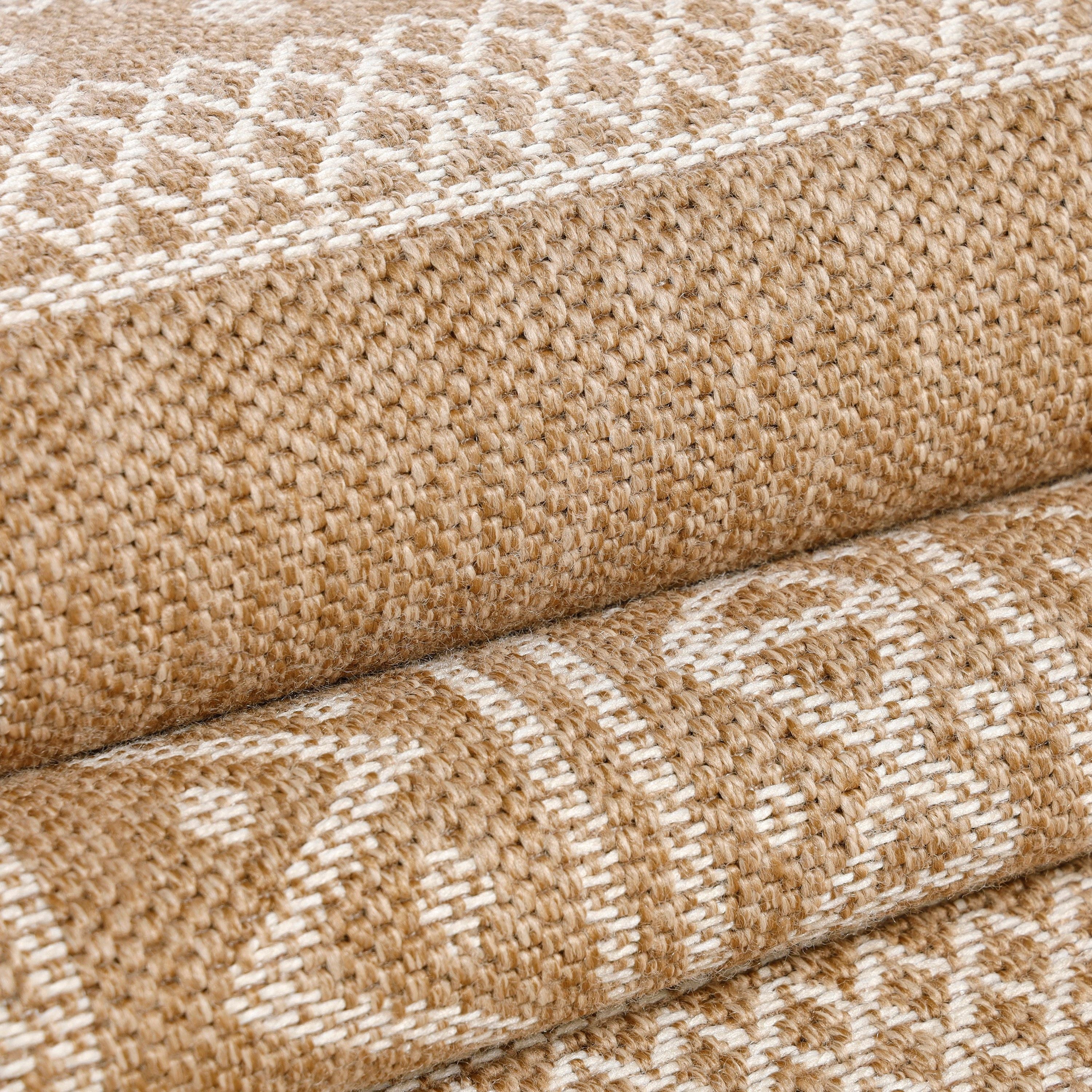 Natürlicher Vintage Outdoorteppich in Beige - Image 6