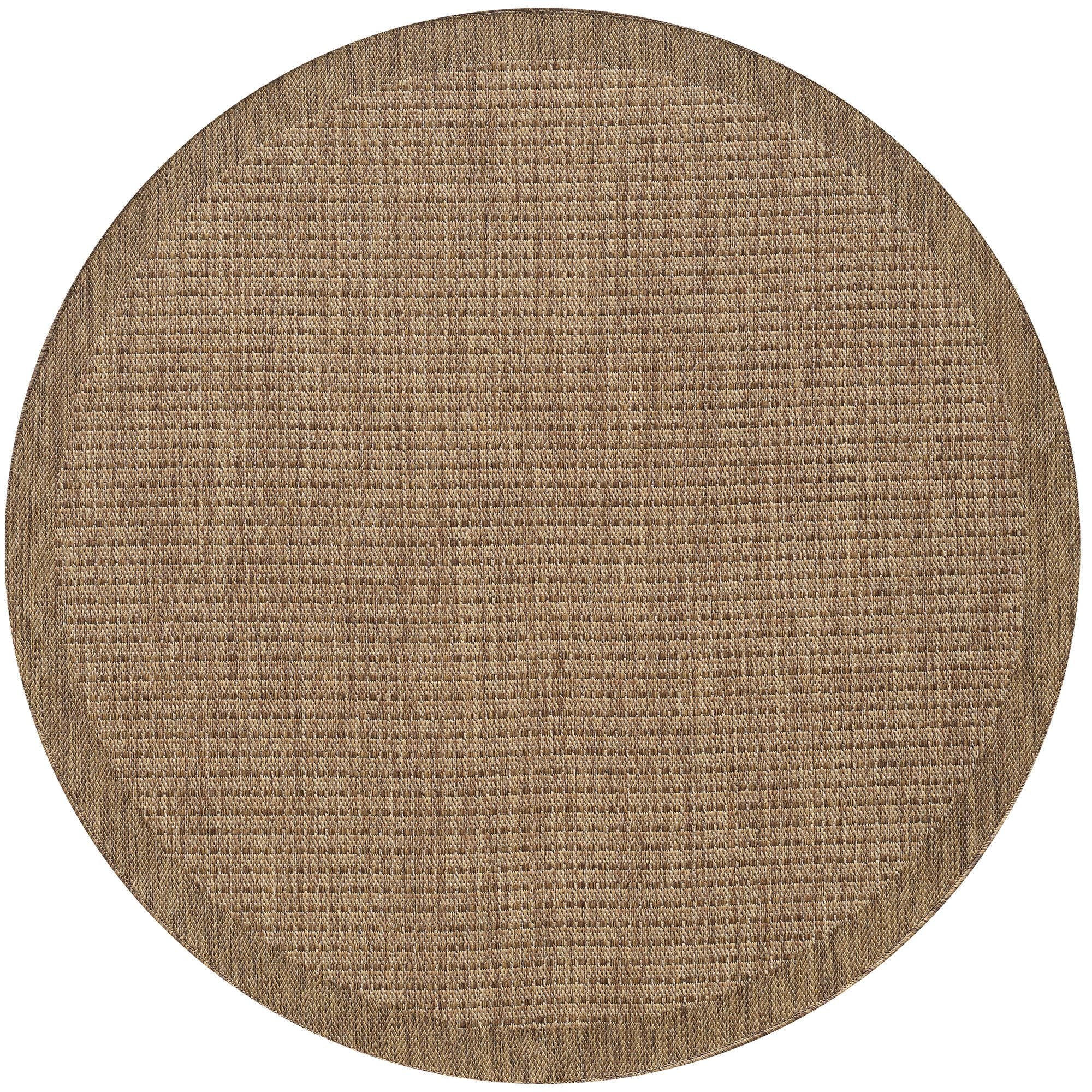 Outdoorteppiche, Unicolor, Farbe Braun, Teppich für Terasse-Balkon-Küche, Rücken aus Polypropylen - Image 4