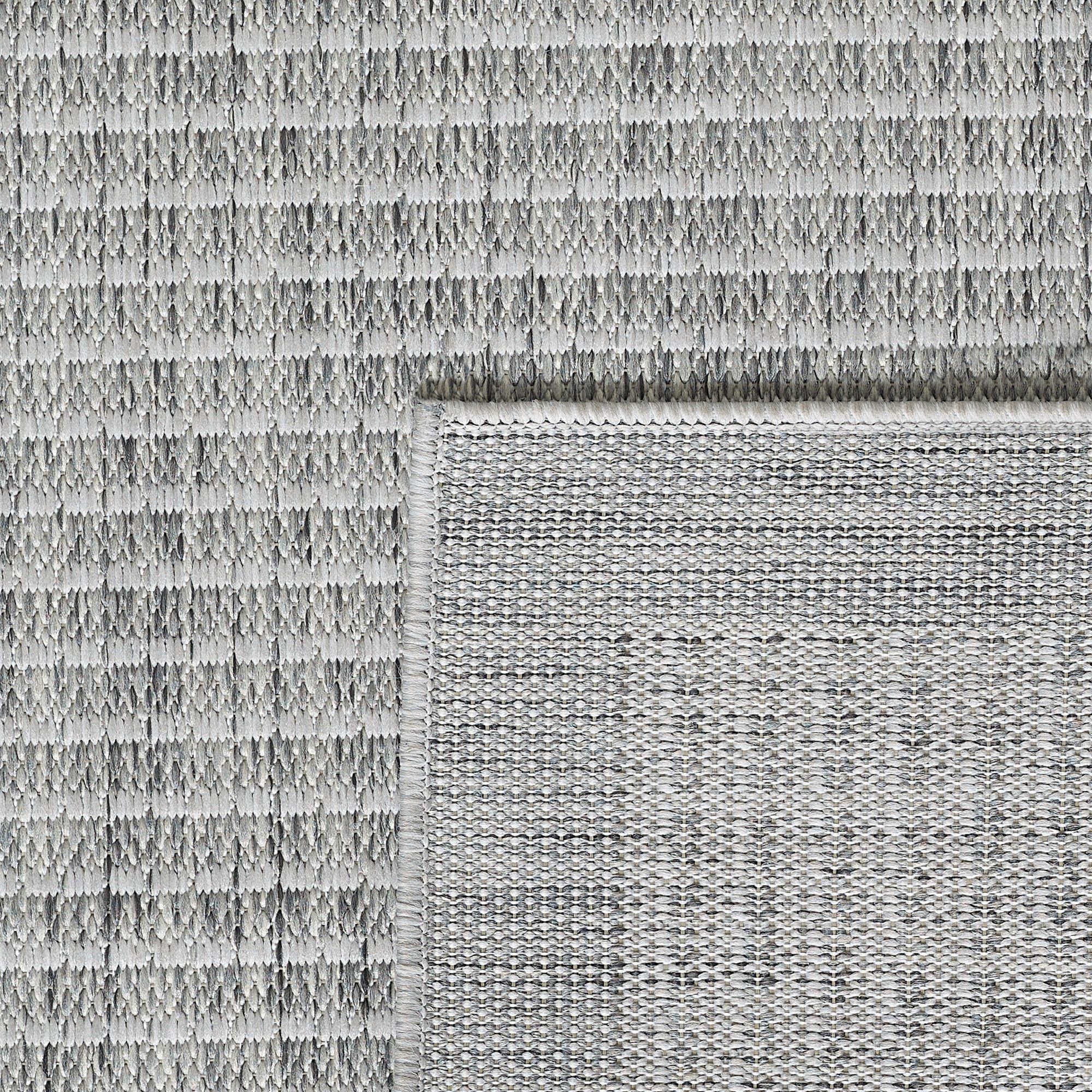 Outdoorteppiche, Unicolor, Farbe Grau, Teppich für Terasse-Balkon-Küche, Rücken aus Polypropylen - Image 7