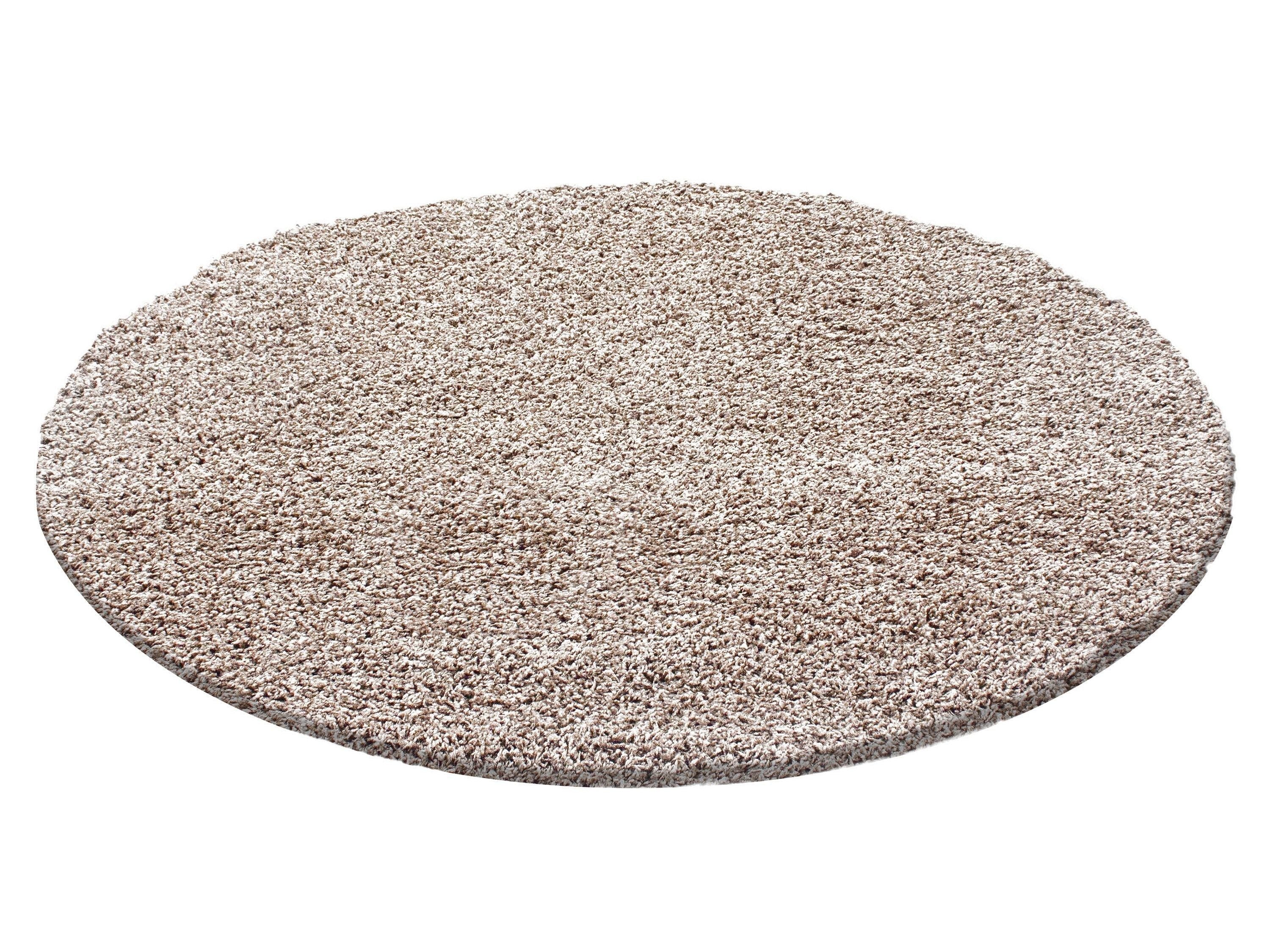 Hochflor Langflor Wohnzimmer DREAM Shaggy Teppich Unifarbe Florhöhe 5cm BEIGE - Image 7