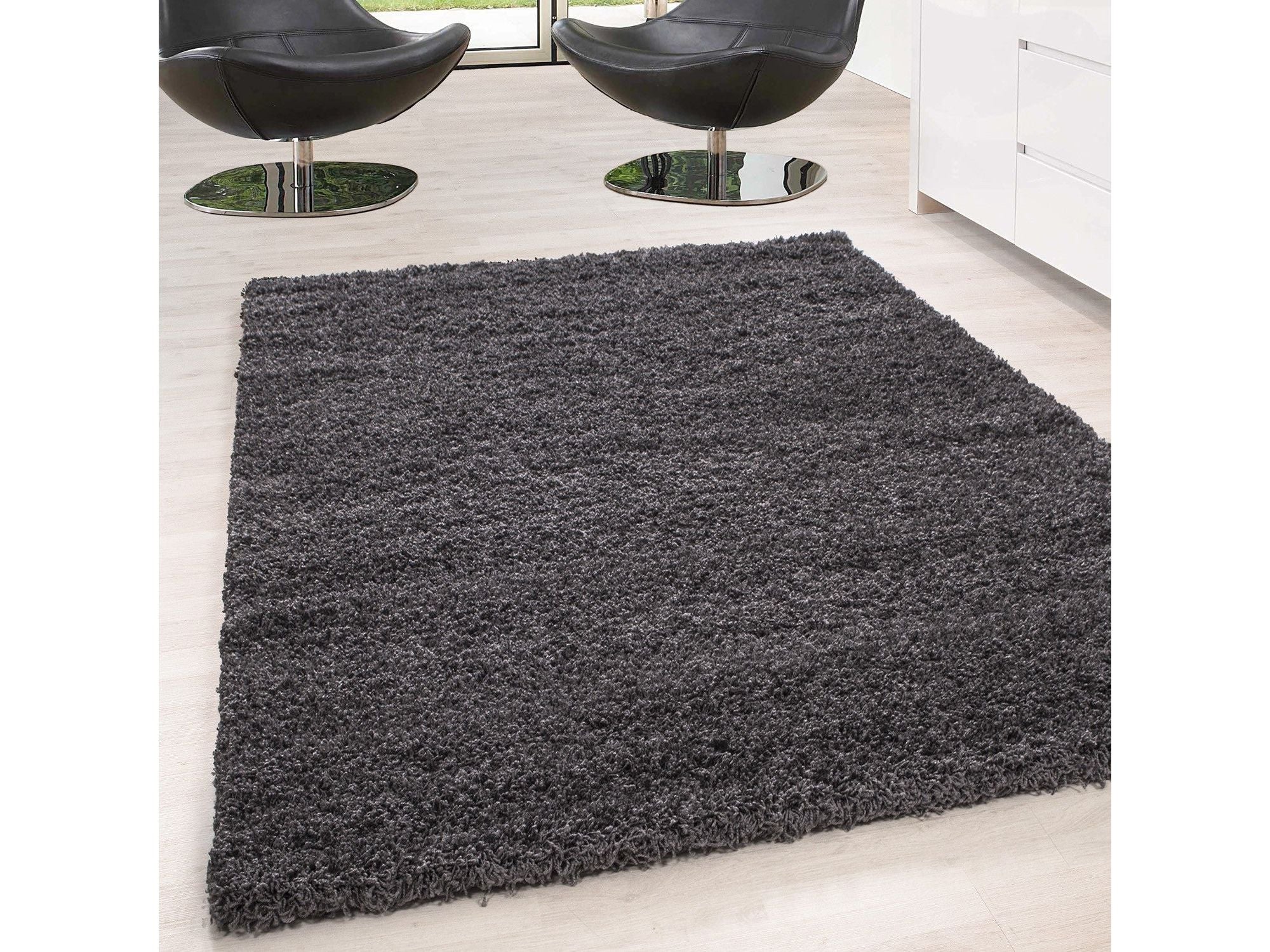 Hochflor Shaggy Teppich DREAM in Grau