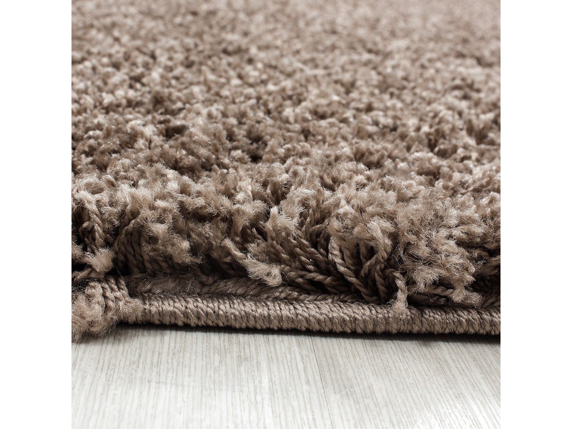 Shaggy Teppich DREAM – Langflor in Mocca - Image 4