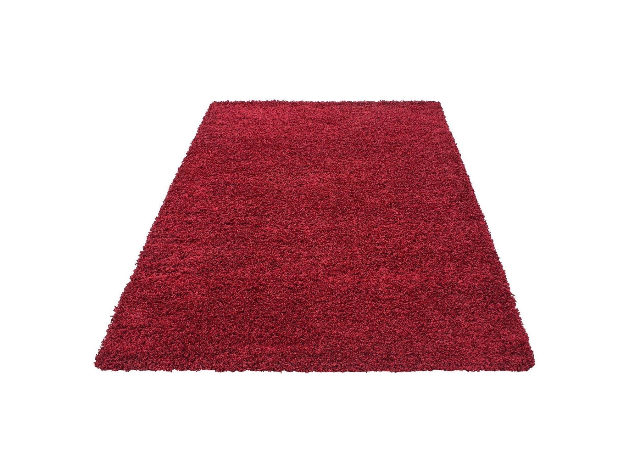 DREAM Hochflor Shaggy Teppich: Super Soft Rot - Image 5