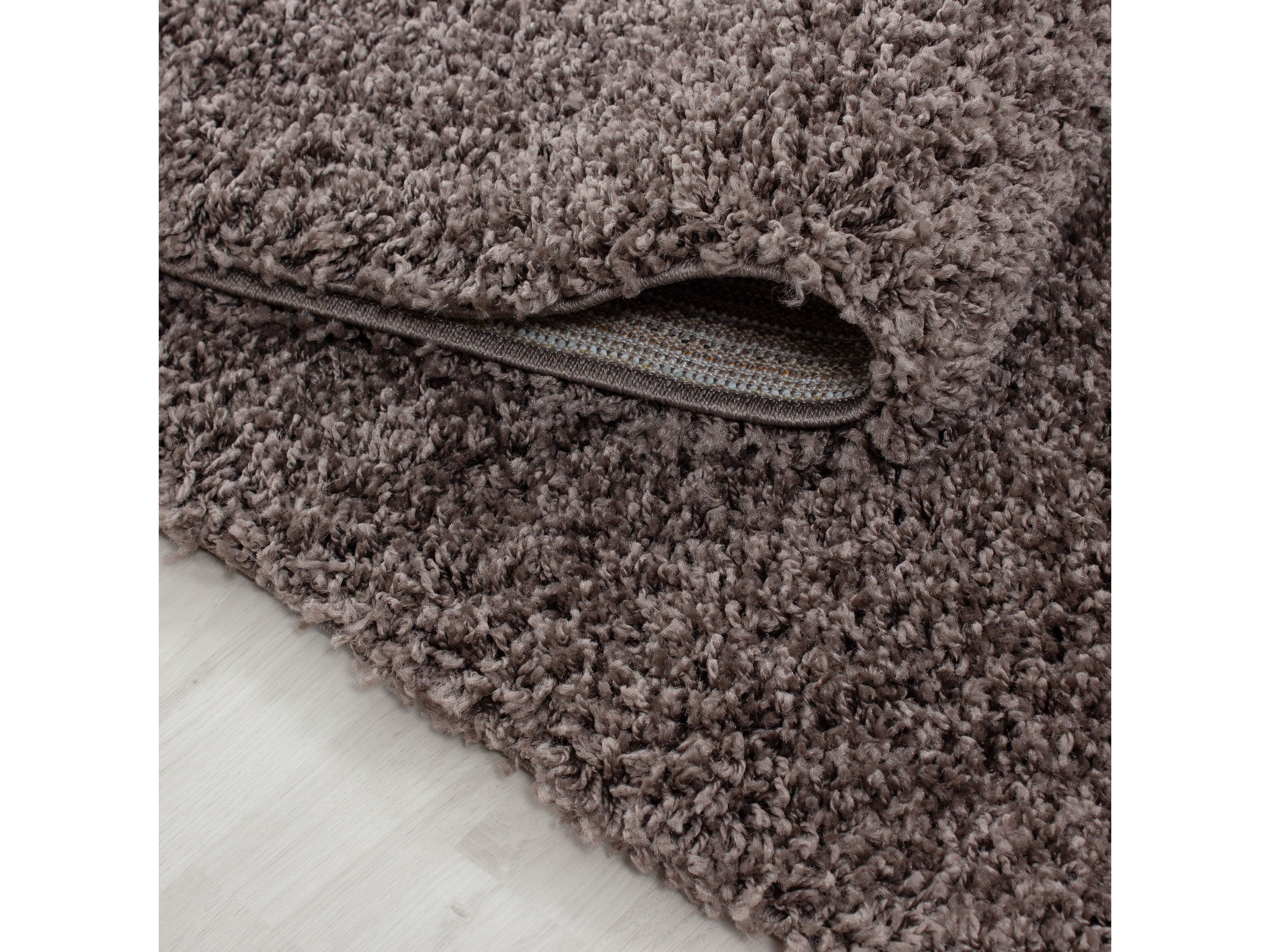 DREAM Hochflor Shaggy Teppich: Super Soft Taupe - Image 5