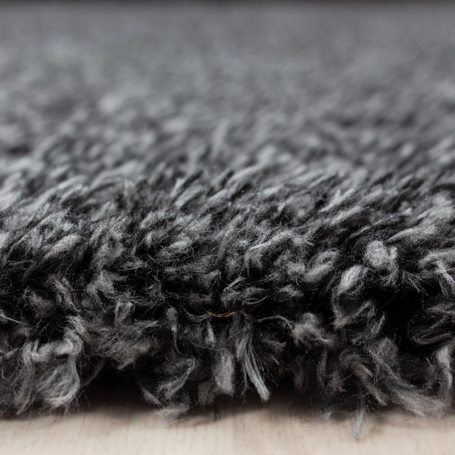 Hochflor Supersoft Shaggy kuscheliger Teppich extreme weich Unifarbe Anthrazit - Image 2