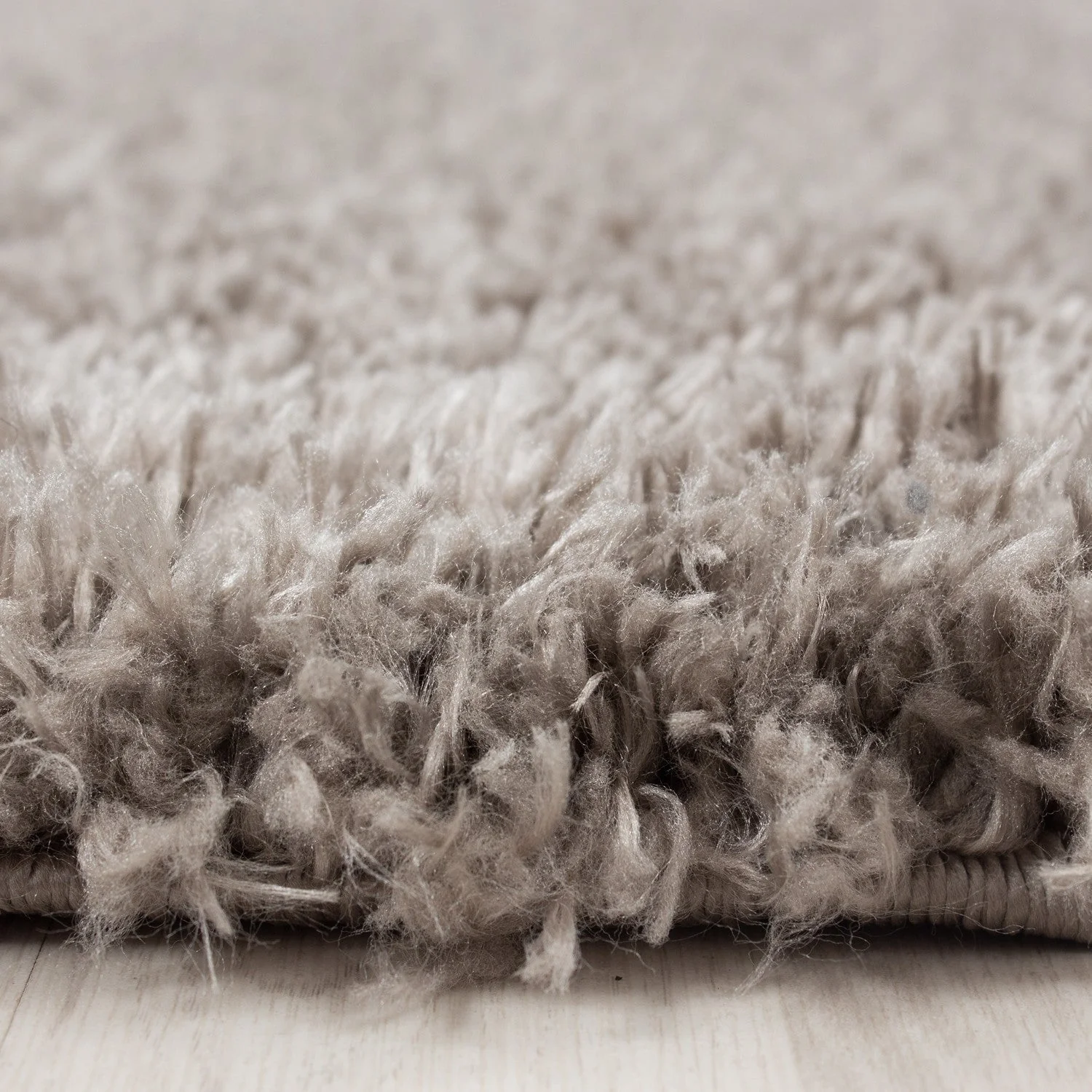 Hochflor Supersoft Shaggy kuscheliger Teppich extreme weich Unifarbe Beige - Image 2