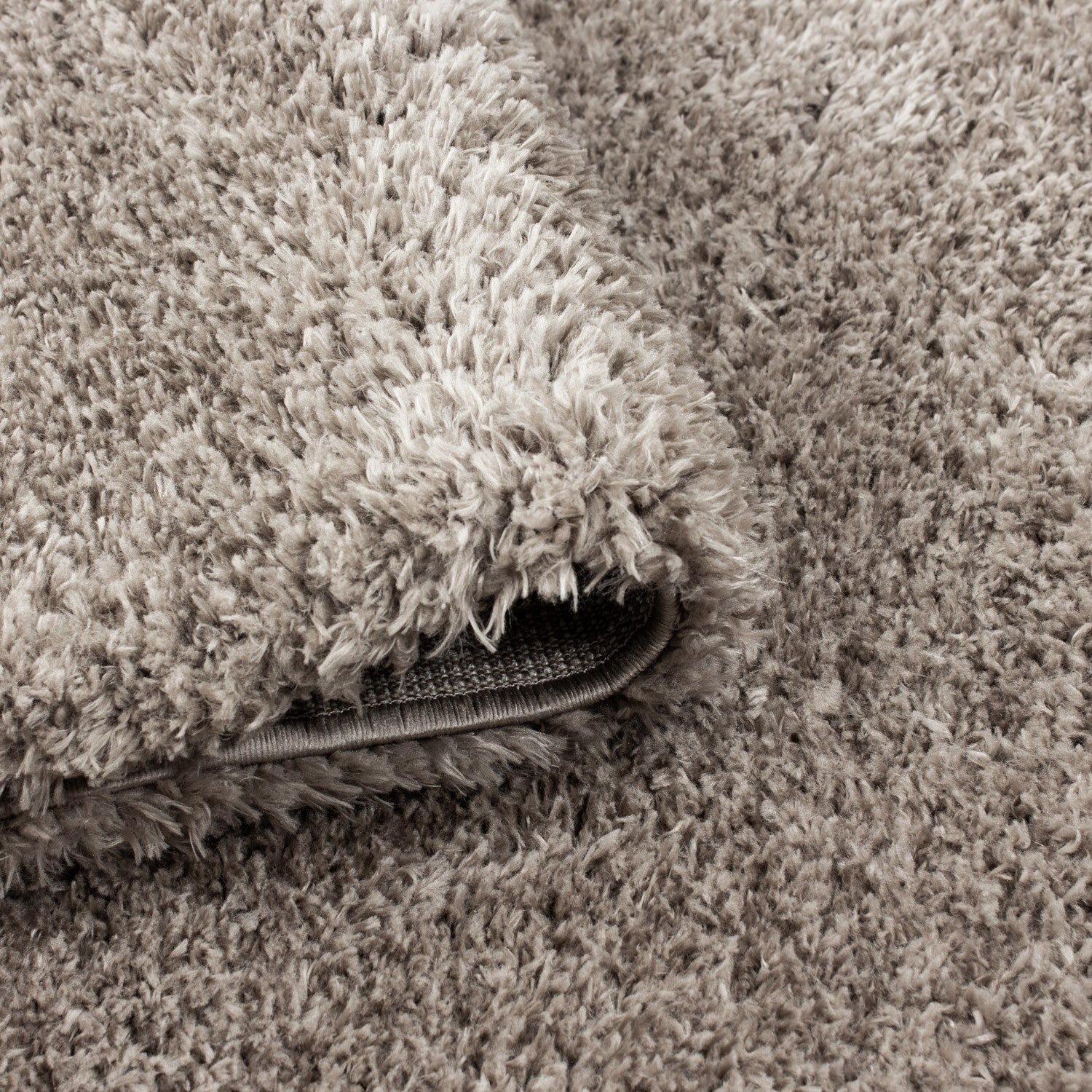 Hochflor Supersoft Shaggy kuscheliger Teppich extreme weich Unifarbe Beige - Image 3
