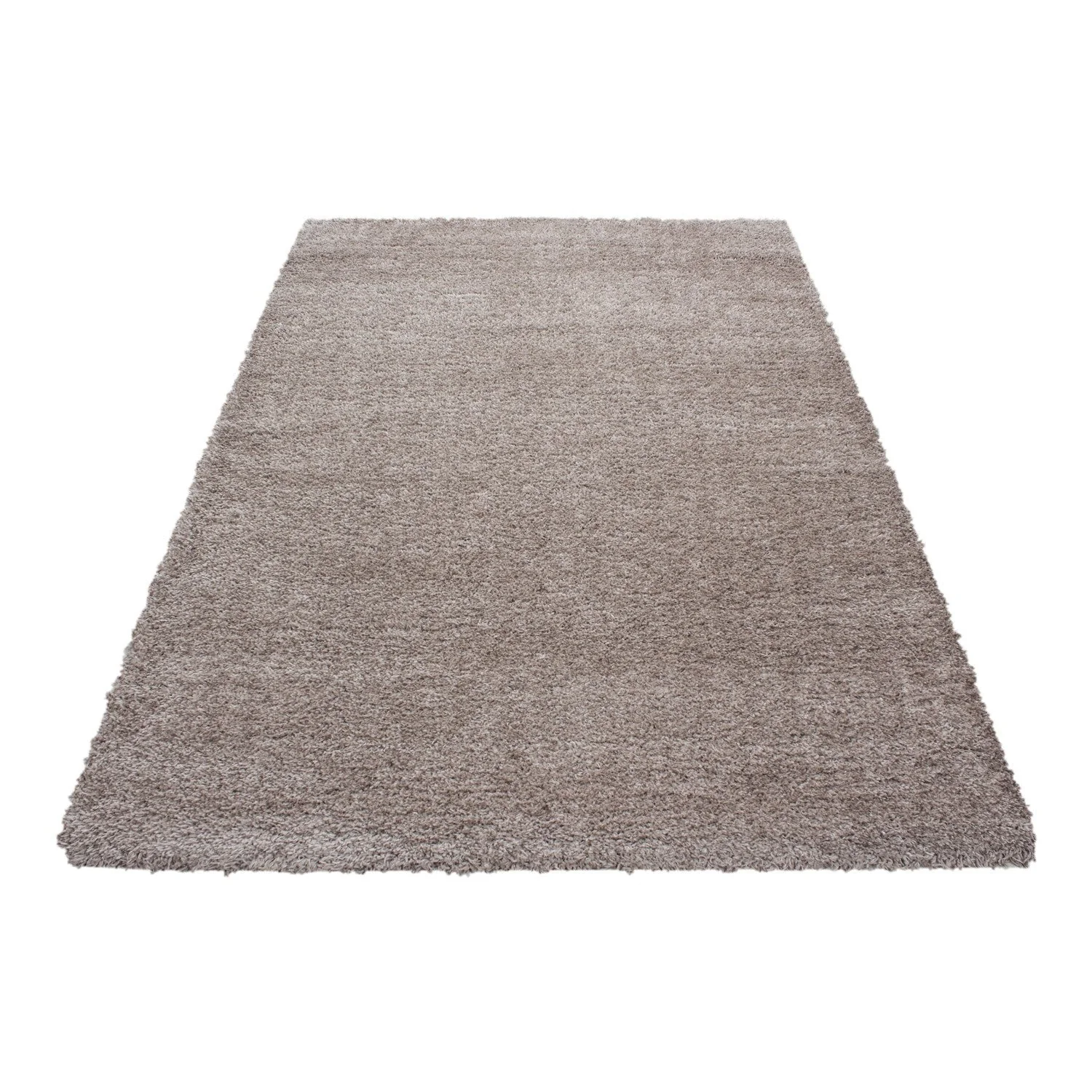 Hochflor Supersoft Shaggy kuscheliger Teppich extreme weich Unifarbe Beige - Image 4