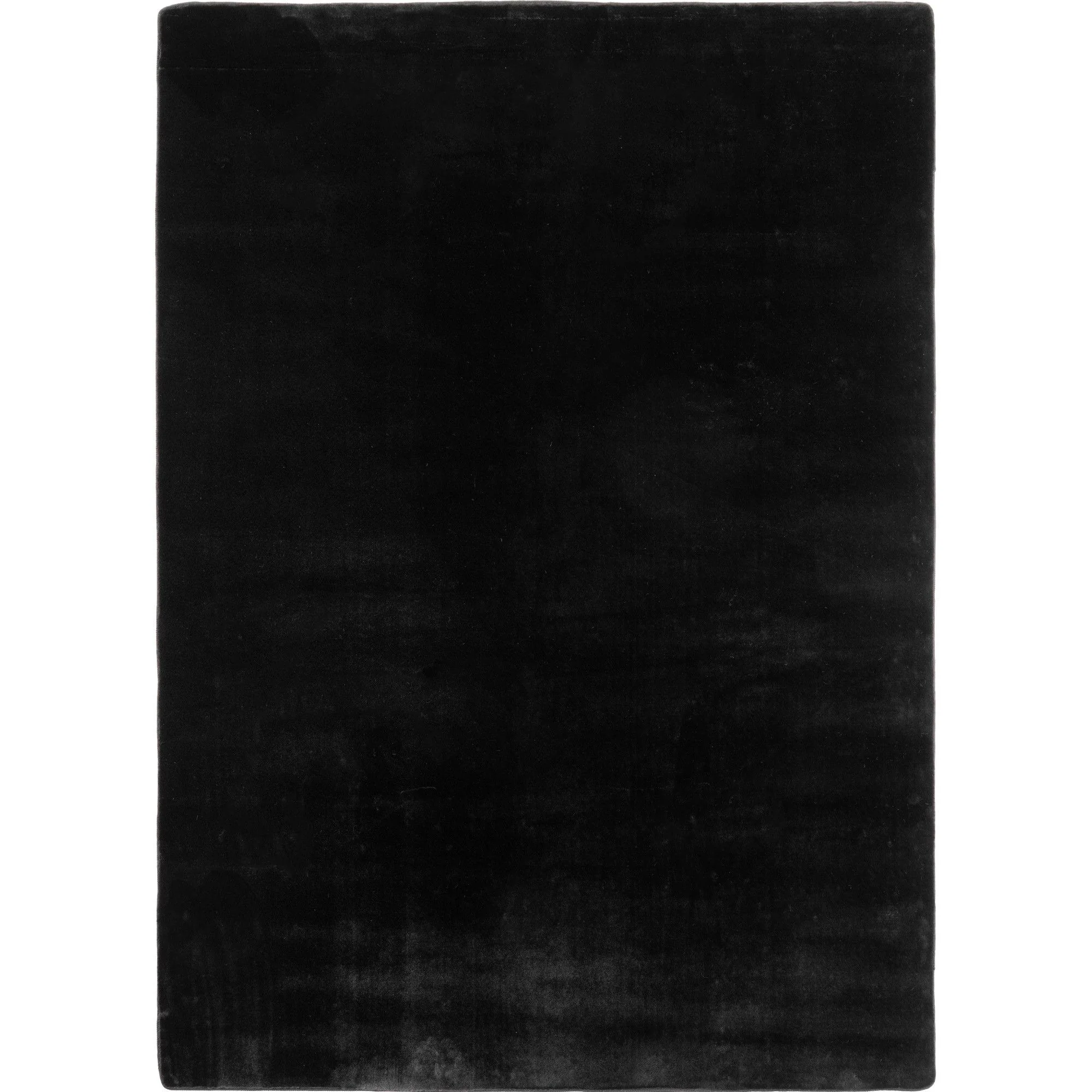Läufer Teppich Schwarz 6x1 cm – Waschbarer Kurzflorteppicheteppiche, rutschfest & weich, modernes einfarbiges Design für Schlafzimmer, Küche & Flur - Image 2