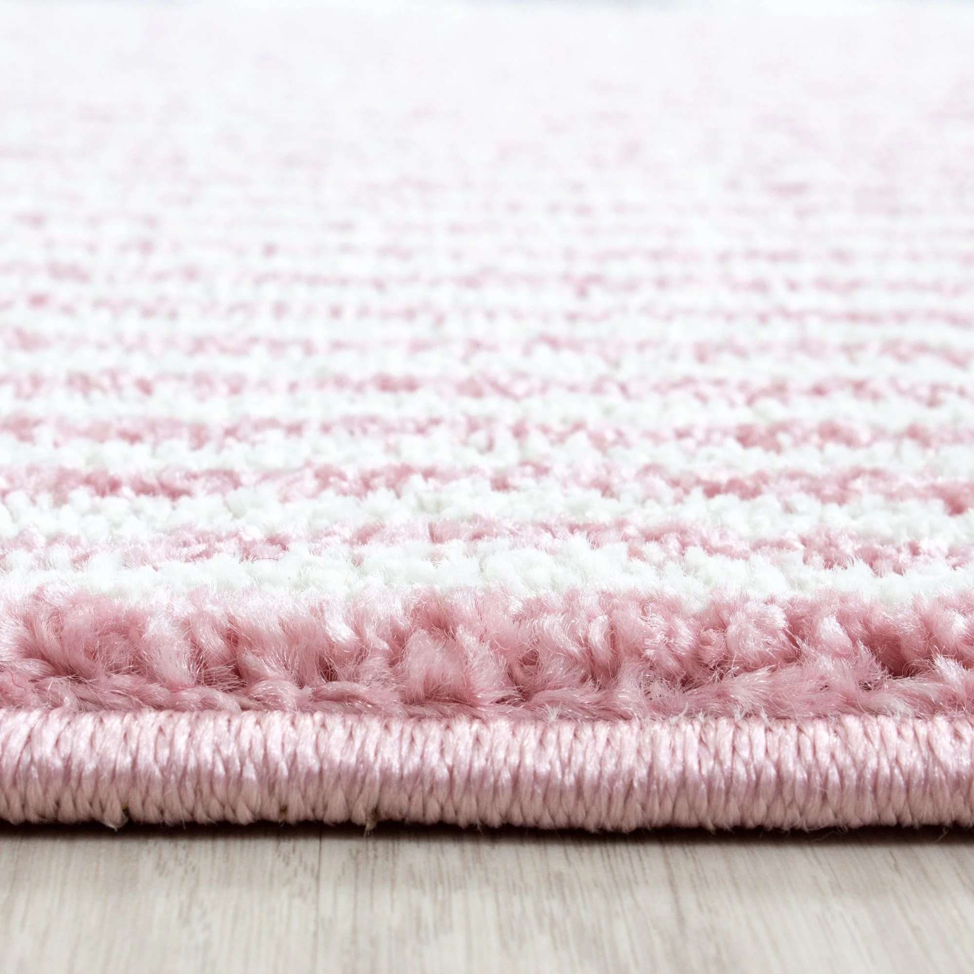 Kinderteppiche, Herz- und Stern Design, Farbe Pink, Teppich für Kinderzimmer, Rücken aus Jute - Image 4