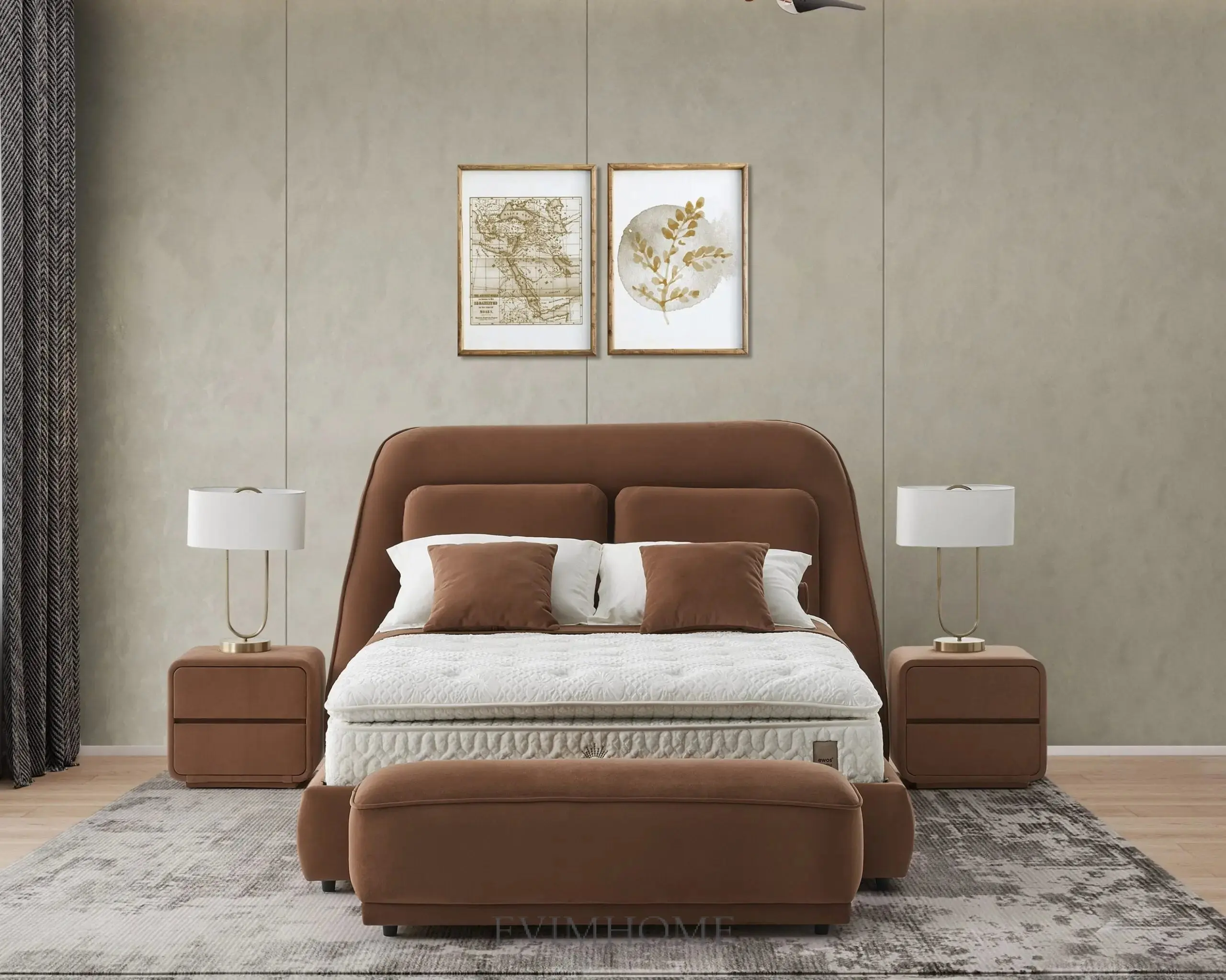 Kingmaster Venedik Boxspringbett mit plushigem Luxuskomfort - Image 4