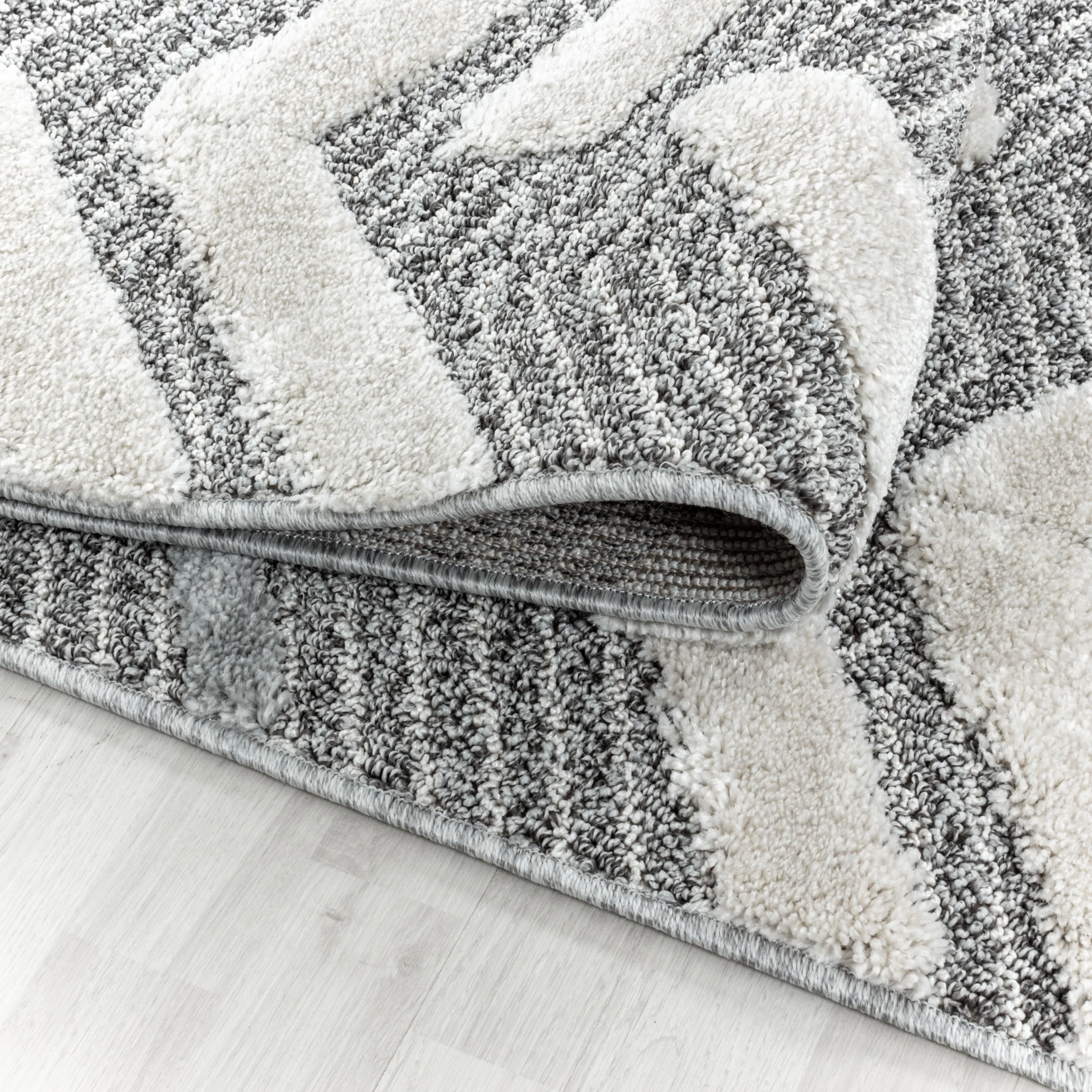 Kurzflor Design Teppich MIA Looped Flor Abstrakte Wellen Muster - Image 7