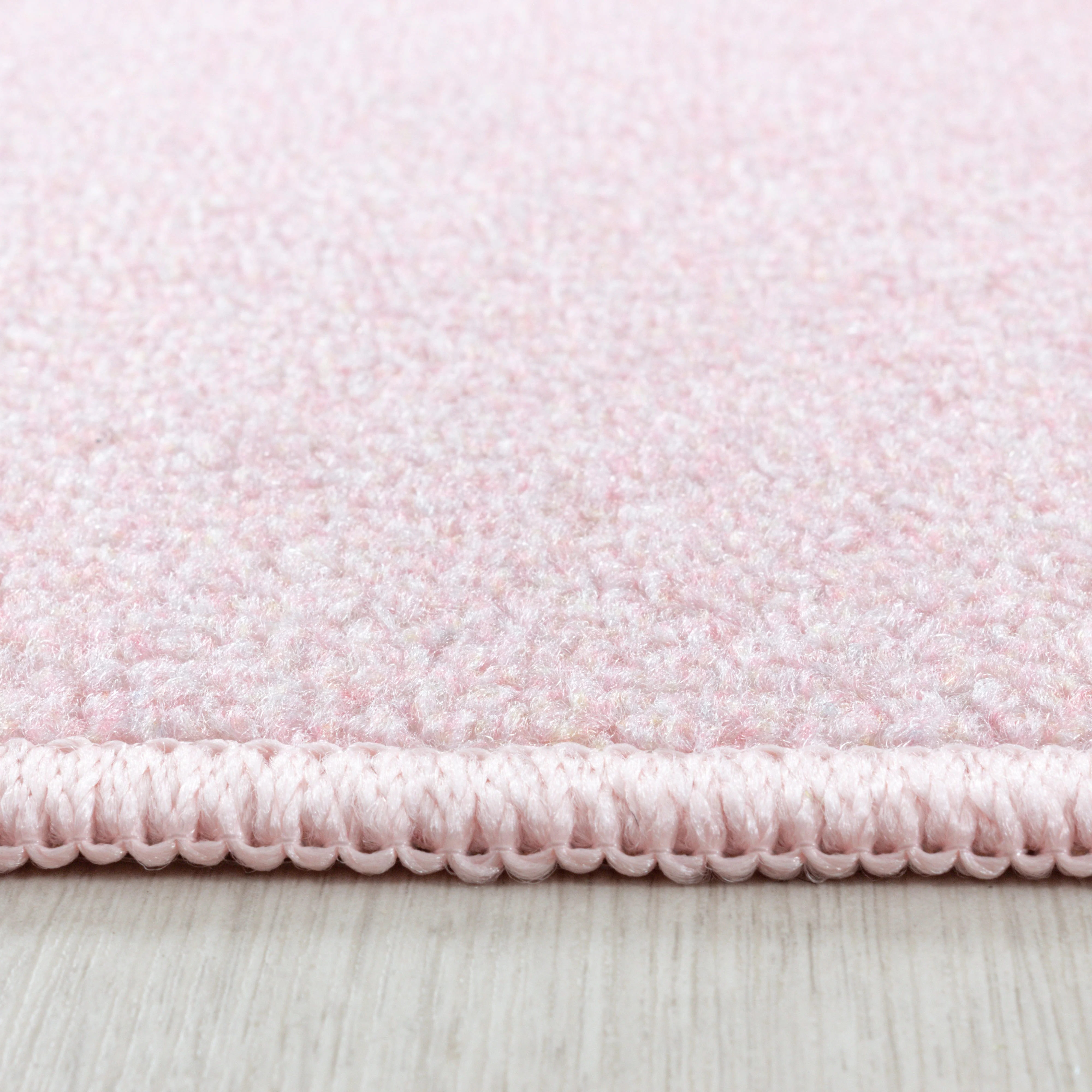 Kinderzimmer Spielteppich Kurzflor mit Stern – Pink - Image 4