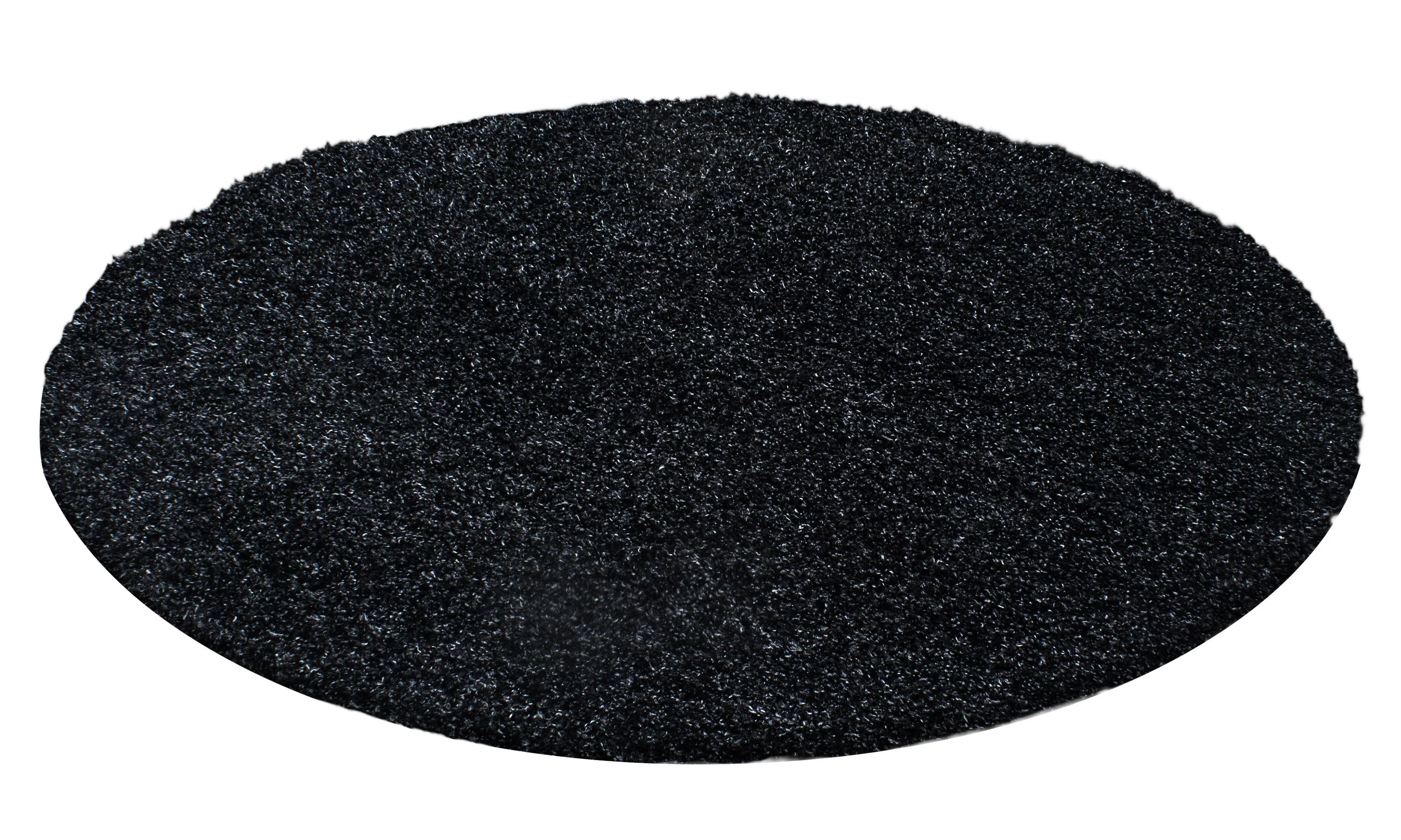 Unicolor Hochflor Teppich: Einfarbig Anthrazit - Image 7