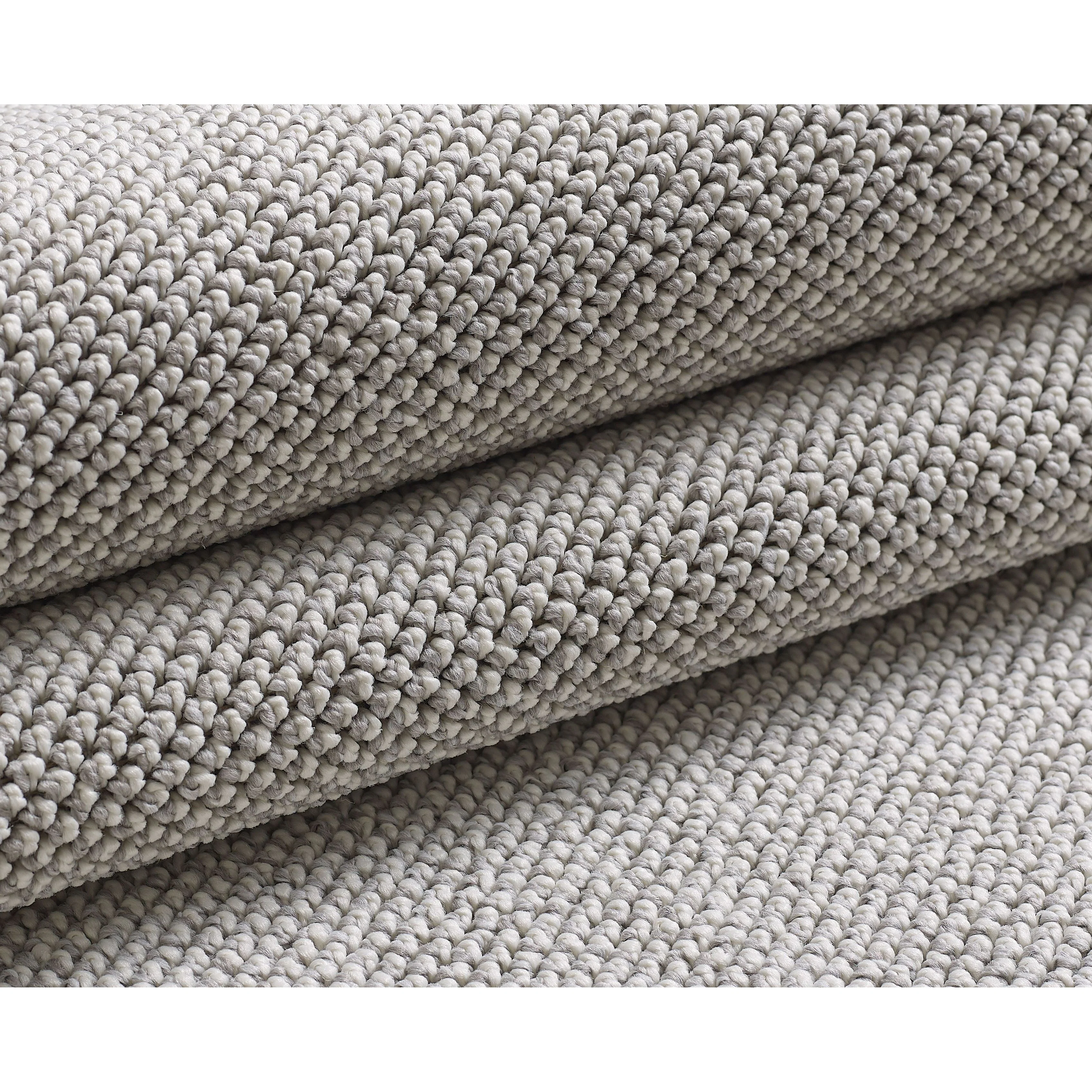 Indoor Teppich, Unicolor- Einfarbig, Farbe Silber, Teppich für Wohnzimmer, Rücken aus Polypropylen - Image 6