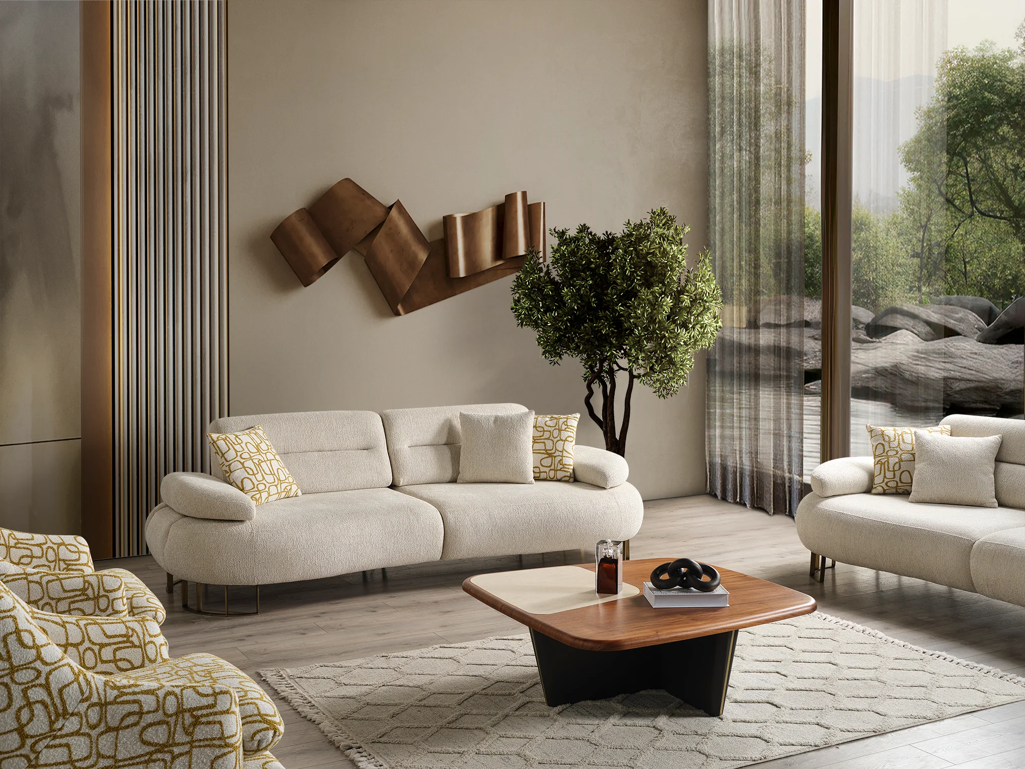 LOTUS Sofa Set - Image 5