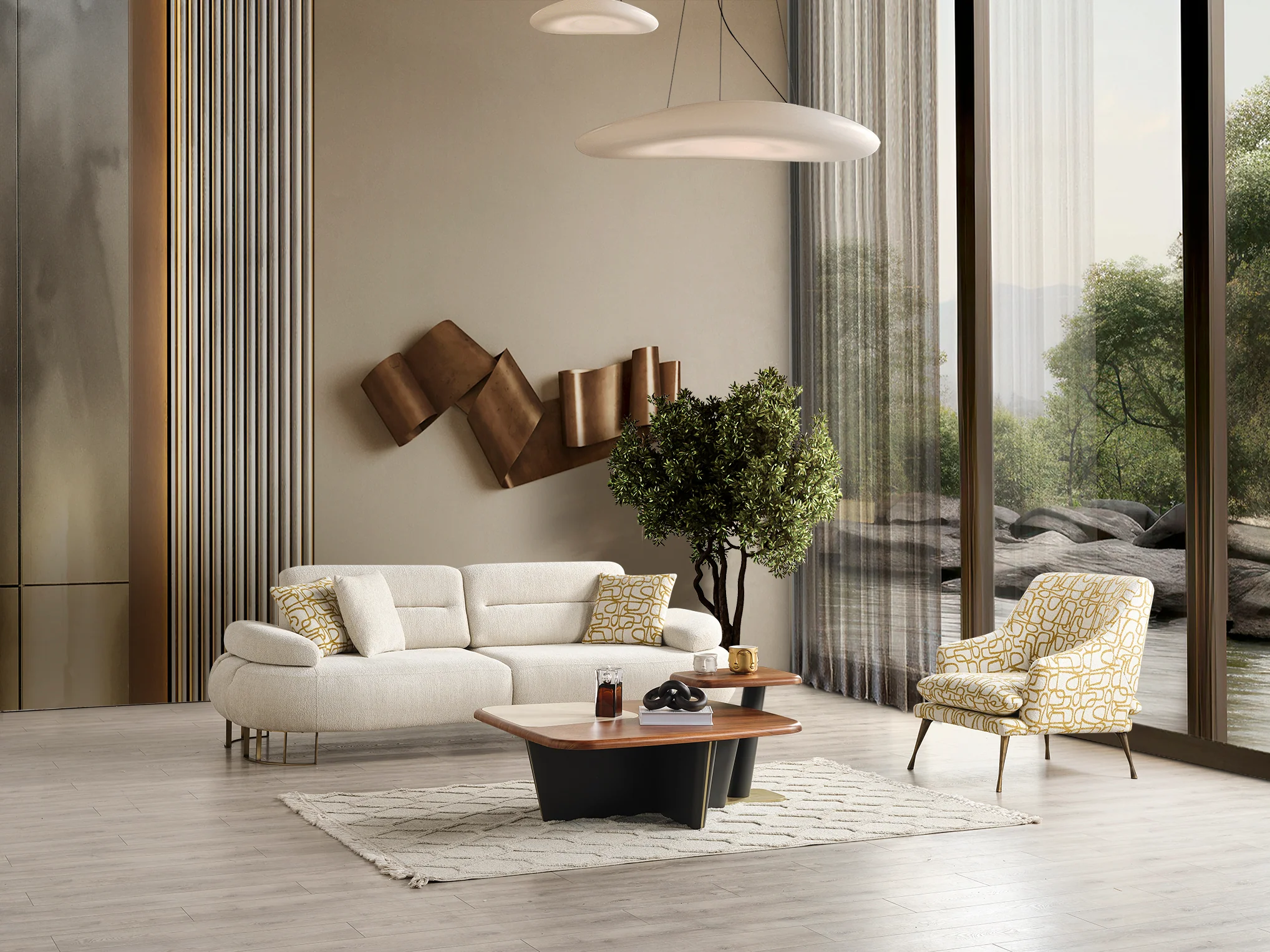 LOTUS Sofa Set - Image 8