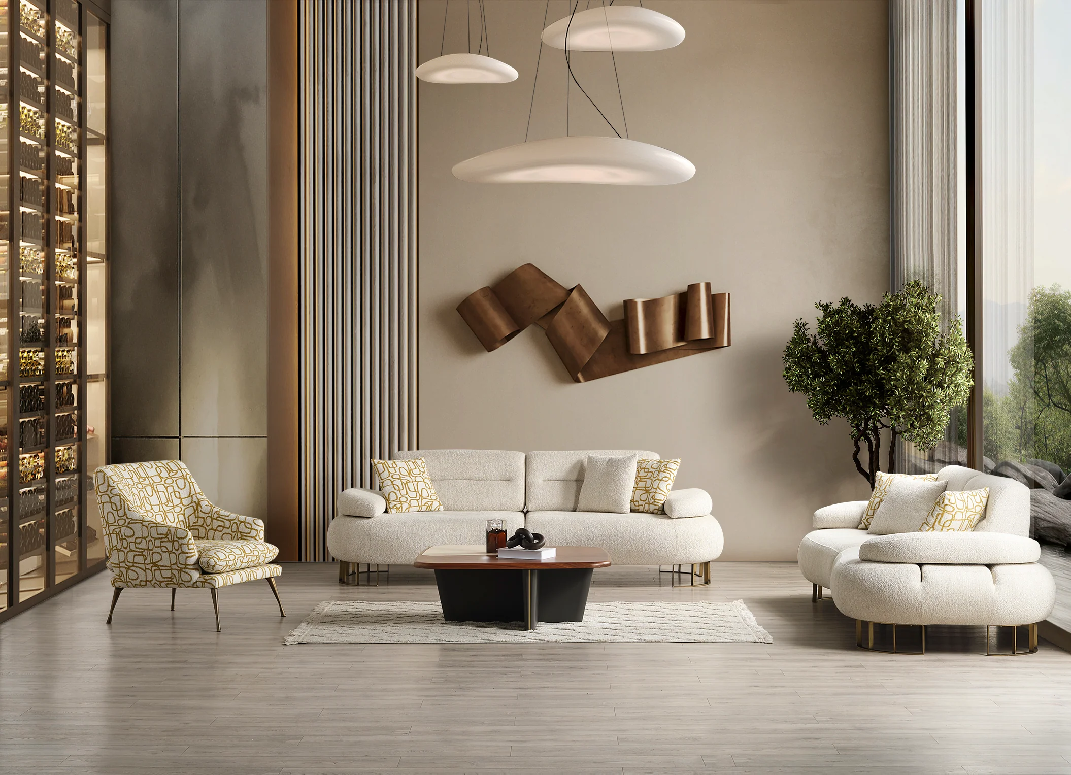 LOTUS Sofa Set - Image 9