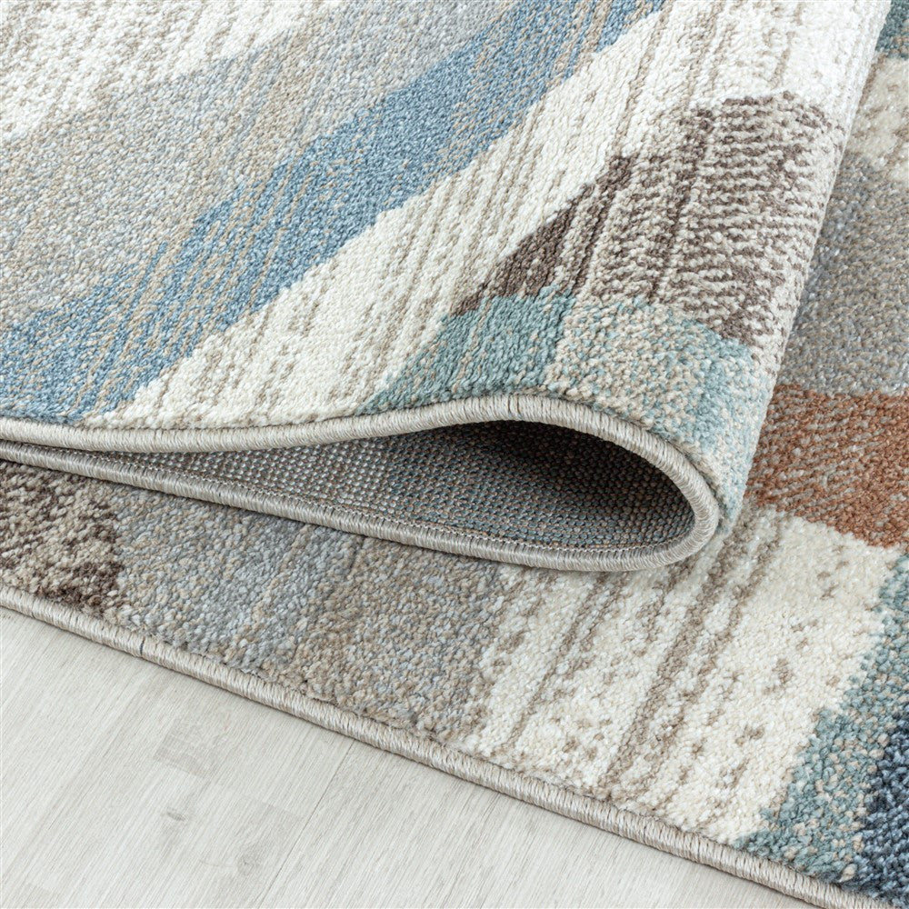 Modern Kurzflor Designer Teppich Geometrisches design gemischte Farben - Image 5