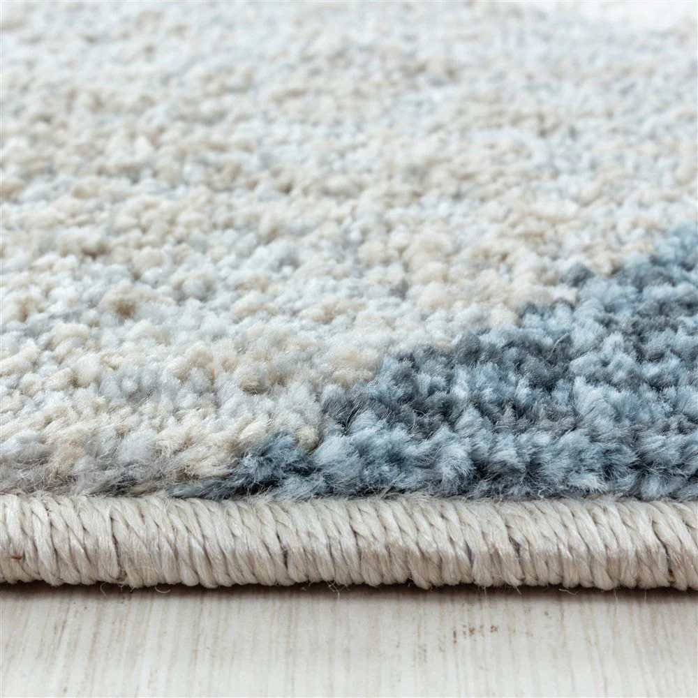 Modern Kurzflor Designer Teppich Geometrisches Dreieck design gemischte Farben - Image 5