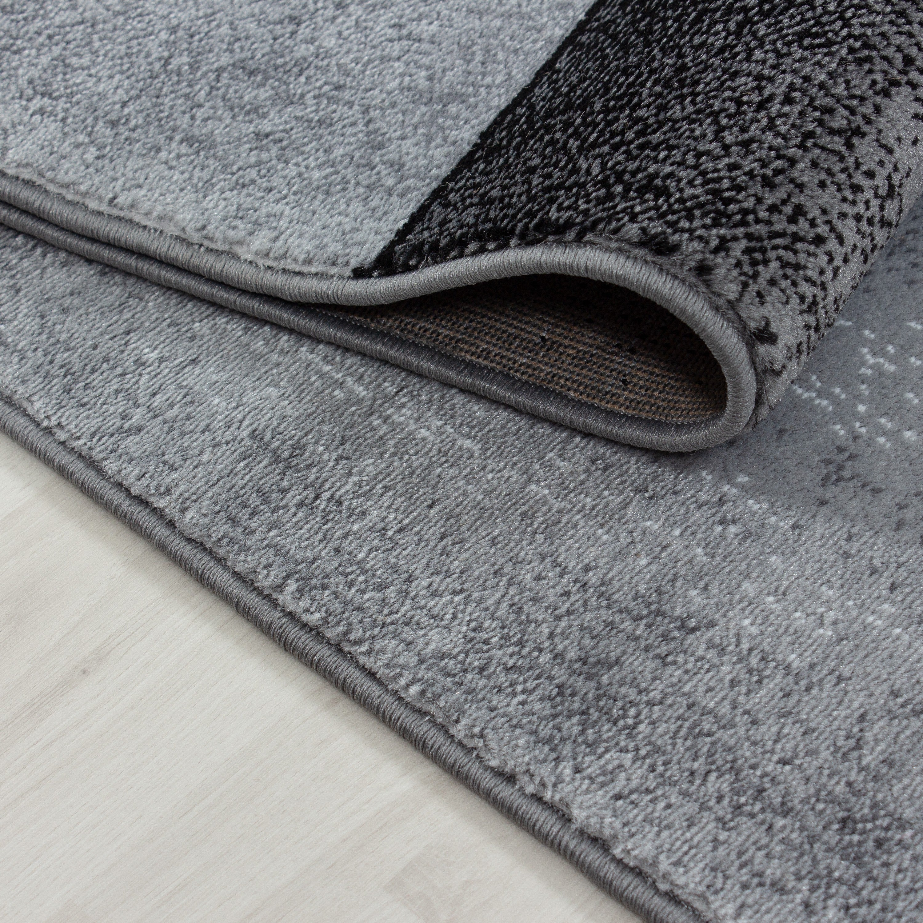 Moderner Designer Wohnzimmer Teppich Parma 9320 Schwarz - Image 3