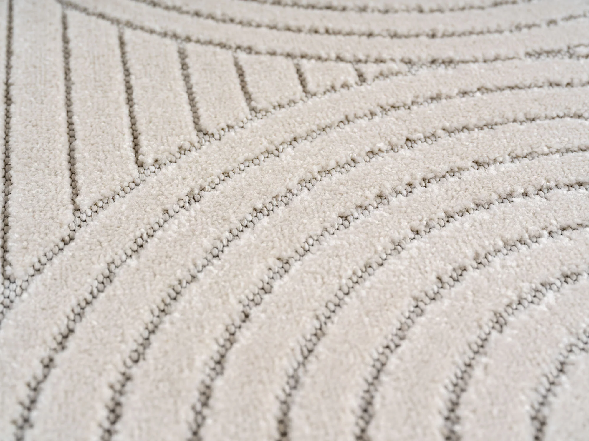Nova Kurzflor Teppich | Creme Boho - Image 6