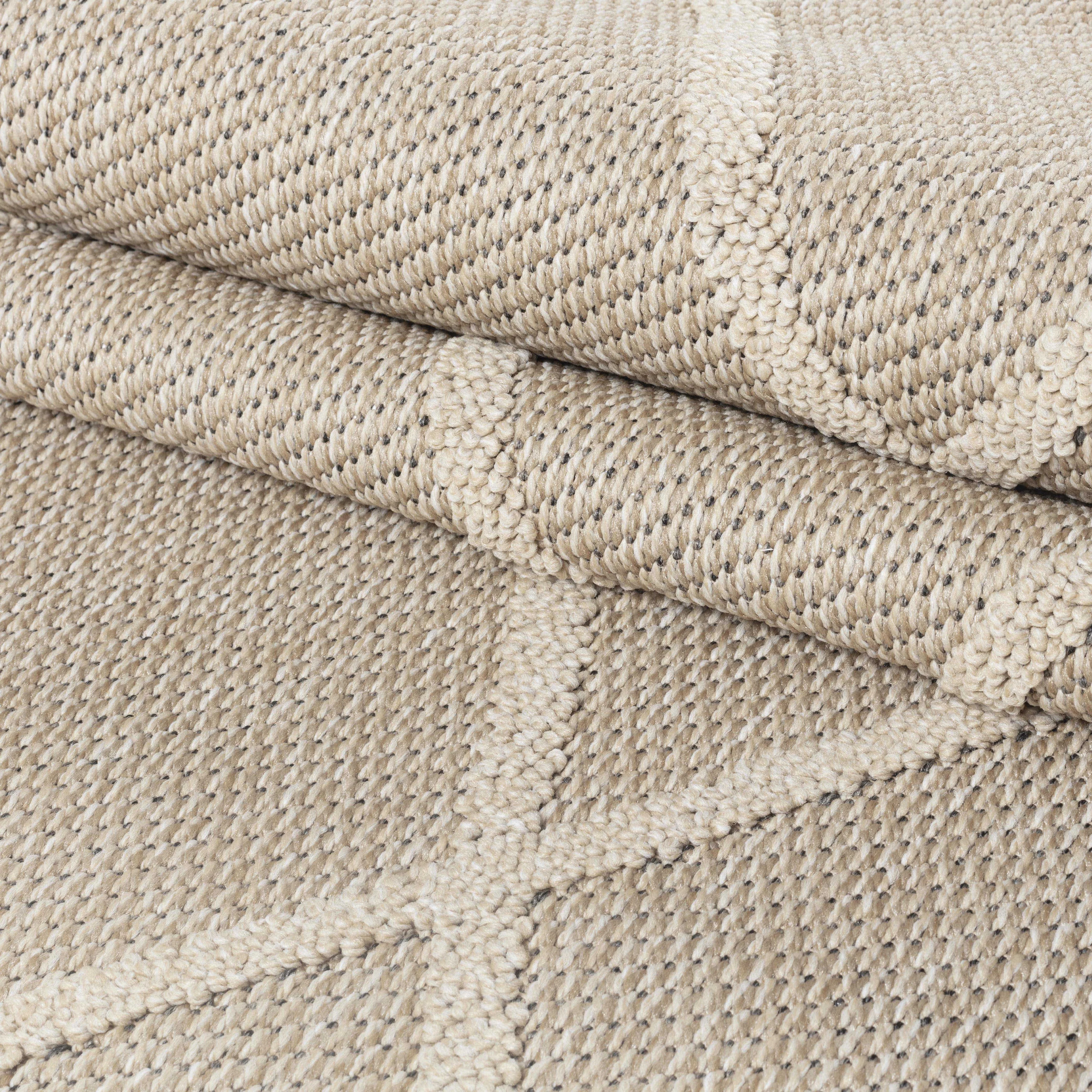 Patara Outdoorteppich Beige | Boho Teppich für Terrasse & Balkon - Image 3