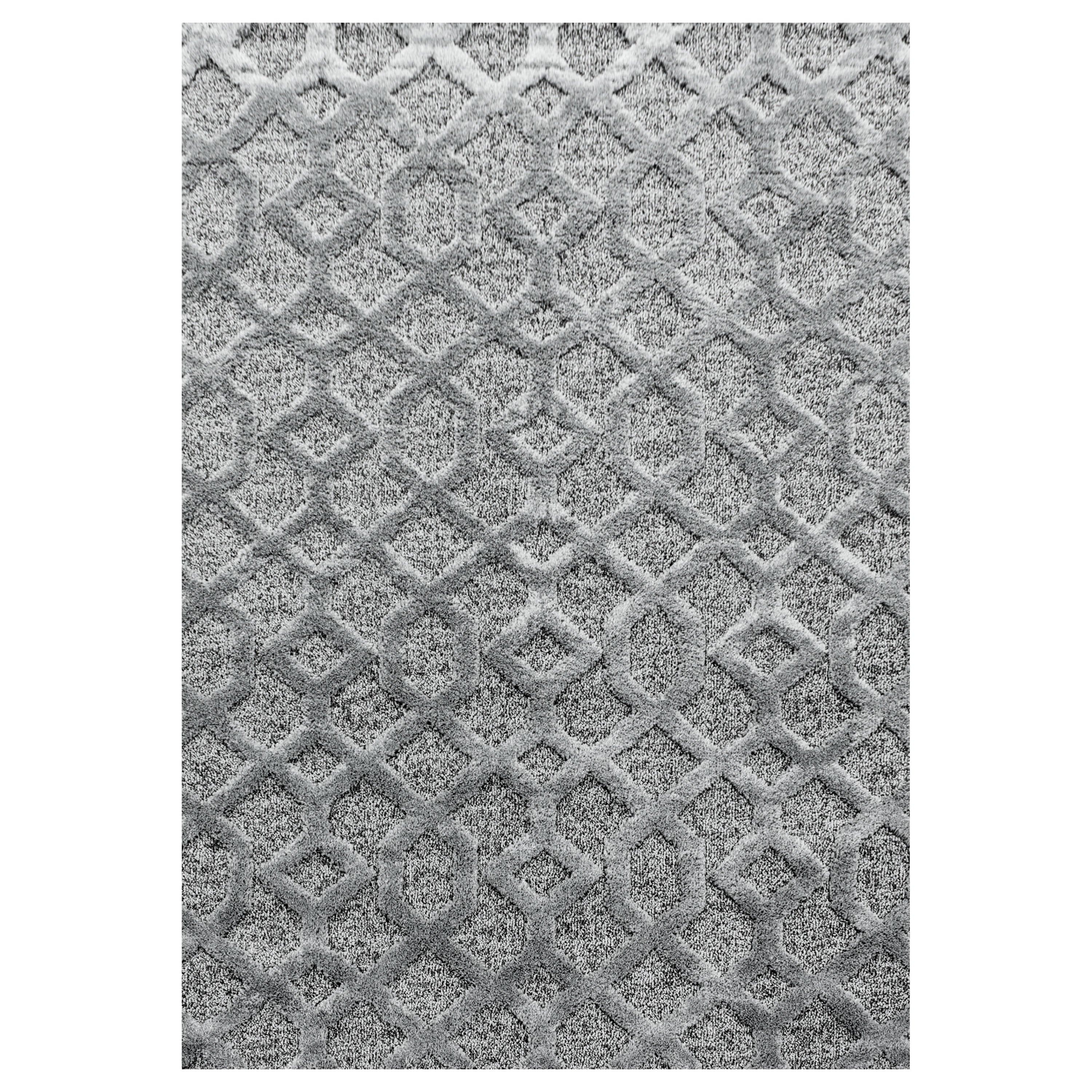Pisa Hochflorteppiche Grau – Geometrisch - Image 2