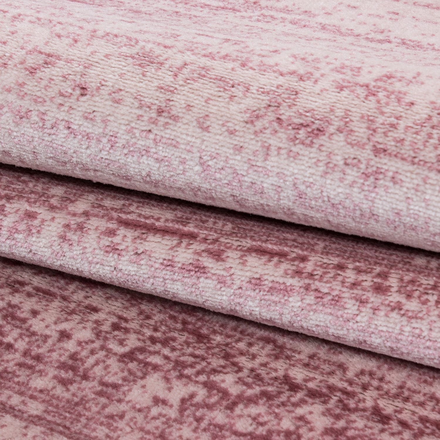 Kurzflorteppiche, Unicolor - Einfarbig, Farbe Pink, Teppich für Wohnzimmer, Rücken aus Jute - Image 5