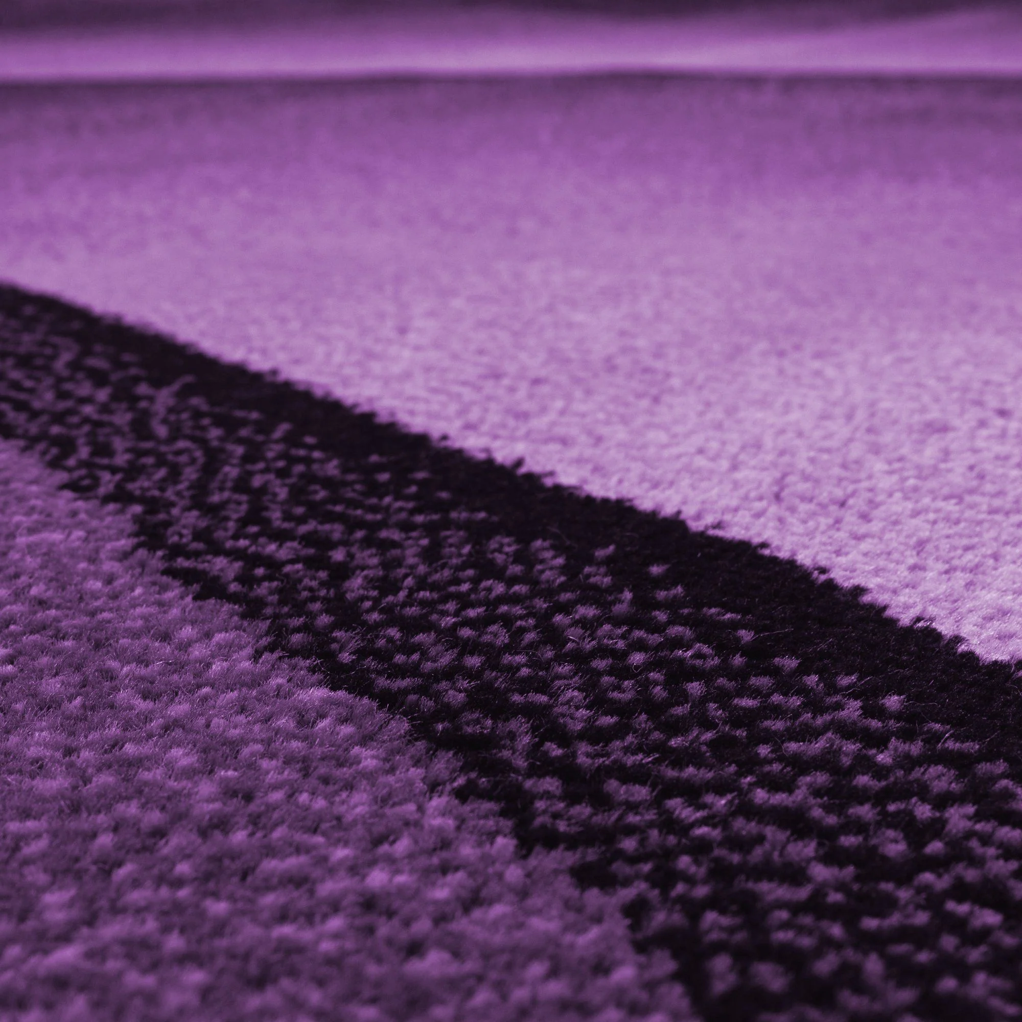 Kurzflorteppiche, Ombre Design, Farbe Violett, Teppich für Wohnzimmer, Rücken aus Jute - Image 6