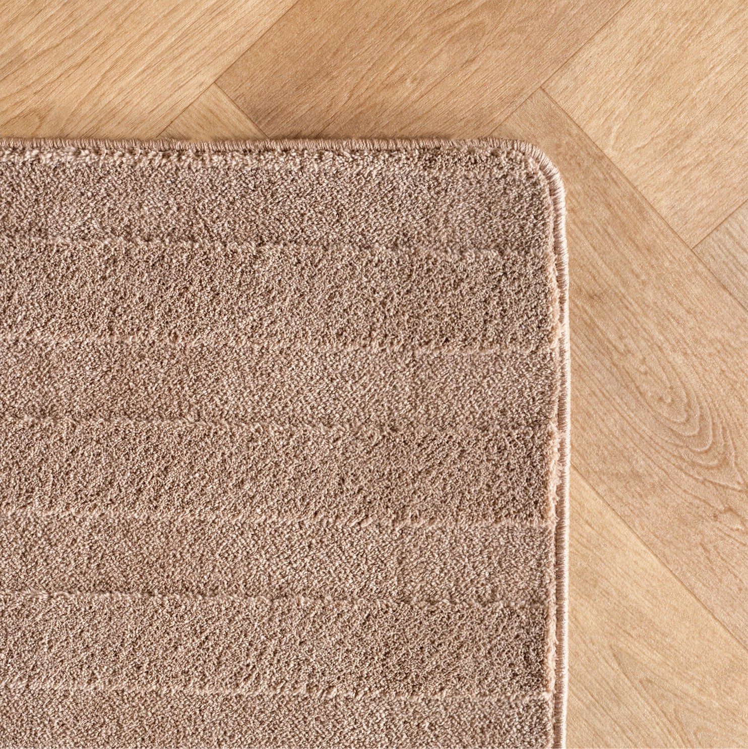 Skandinavischer Boho Teppich Einfarbig Beige 8x15 cm, Deko Teppich, Weich & Pflegeleicht, Waschbar, 3D-Effekt, Teppich für Wohnzimmer und Schlafzimmer, Läufer Teppich - Image 3