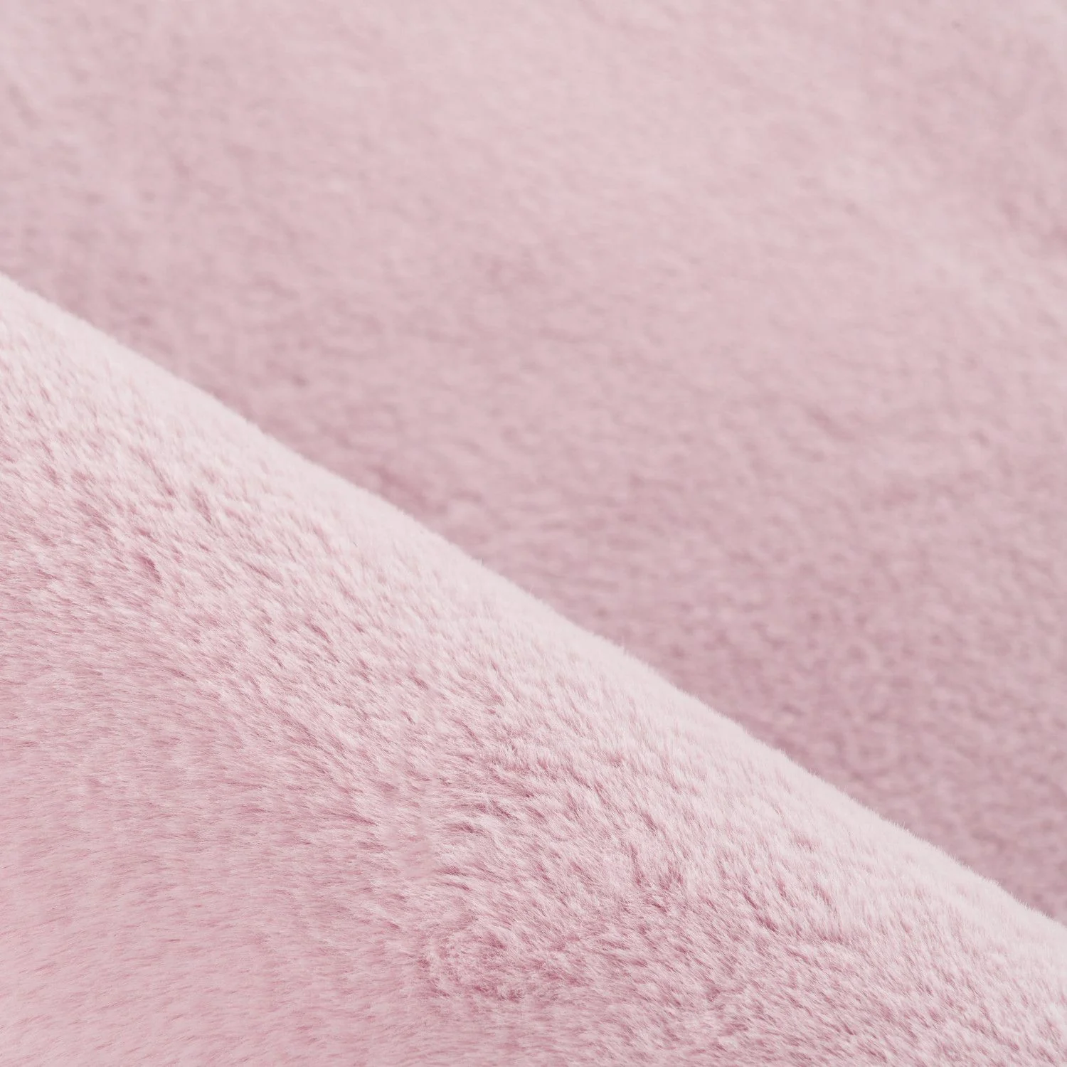 Pouffy Hochflorteppiche Rosa – Unicolor - Image 5