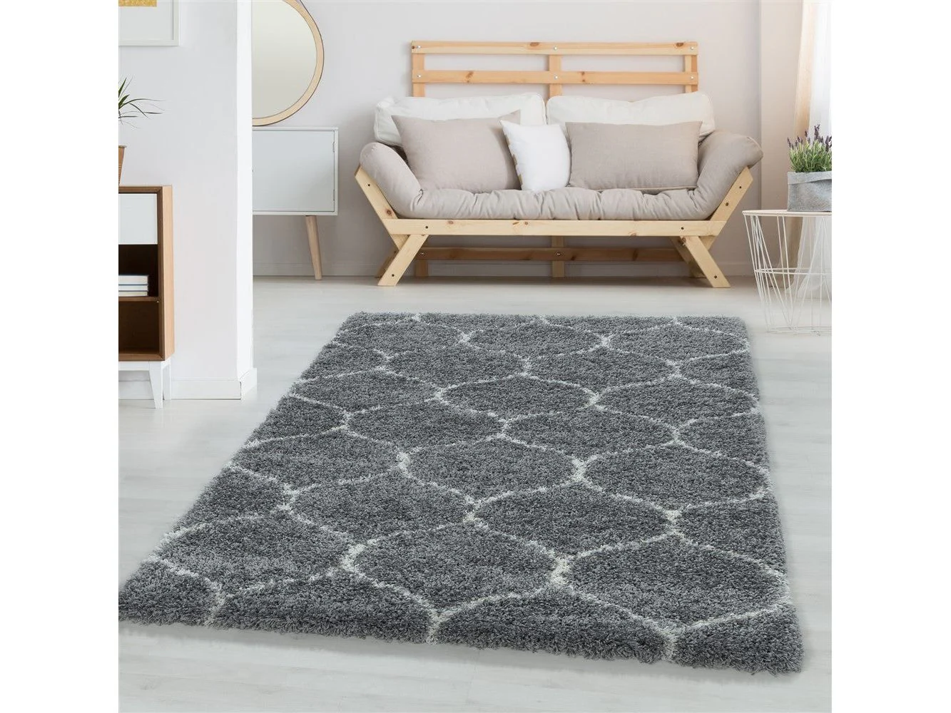 Hochflor Teppich Jacquard Muster – weich & modern - Image 11