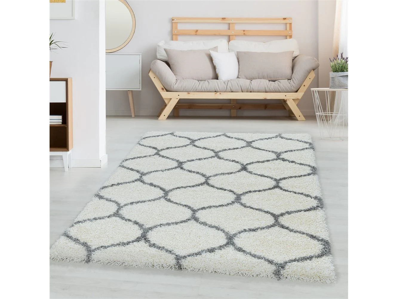 Hochflor Teppich Jacquard Muster – weich & modern - Image 9