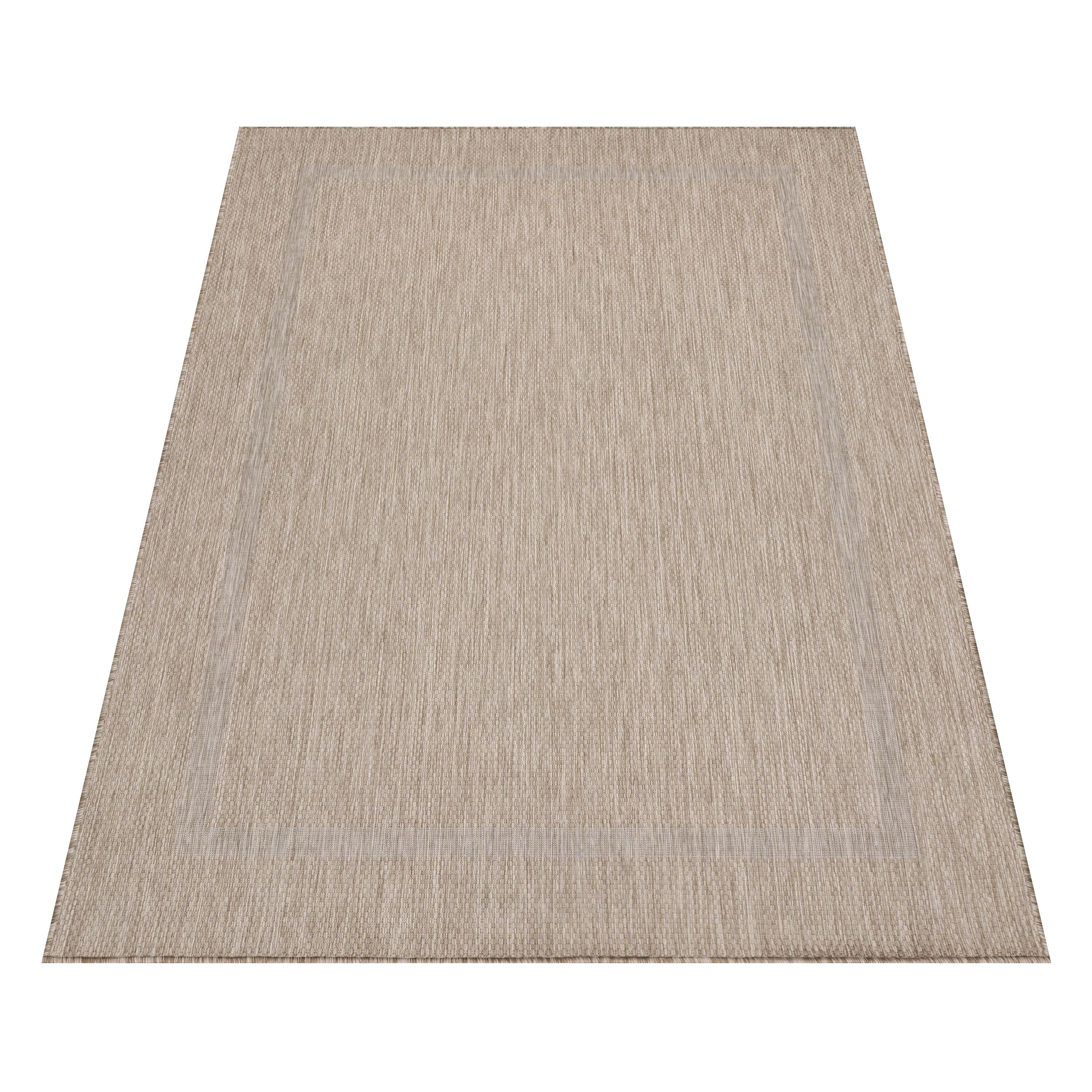 Outdoorteppiche, Unicolor - Einfarbig, Farbe Beige, Teppich für Terasse-Balkon-Küche, Rücken aus Polypropylen - Image 3
