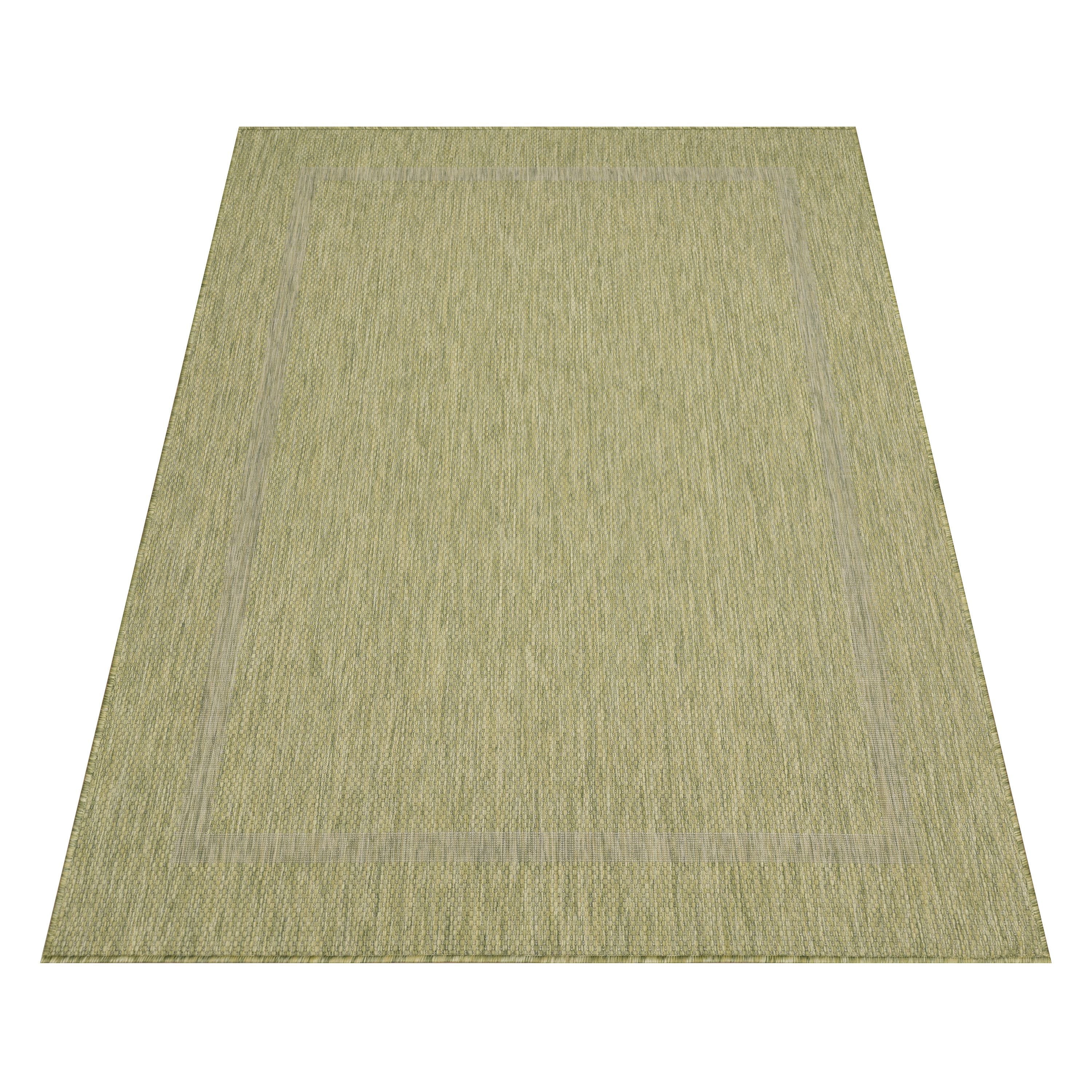 Outdoorteppiche, Unicolor - Einfarbig, Farbe Grün, Teppich für Terasse-Balkon-Küche, Rücken aus Polypropylen - Image 3