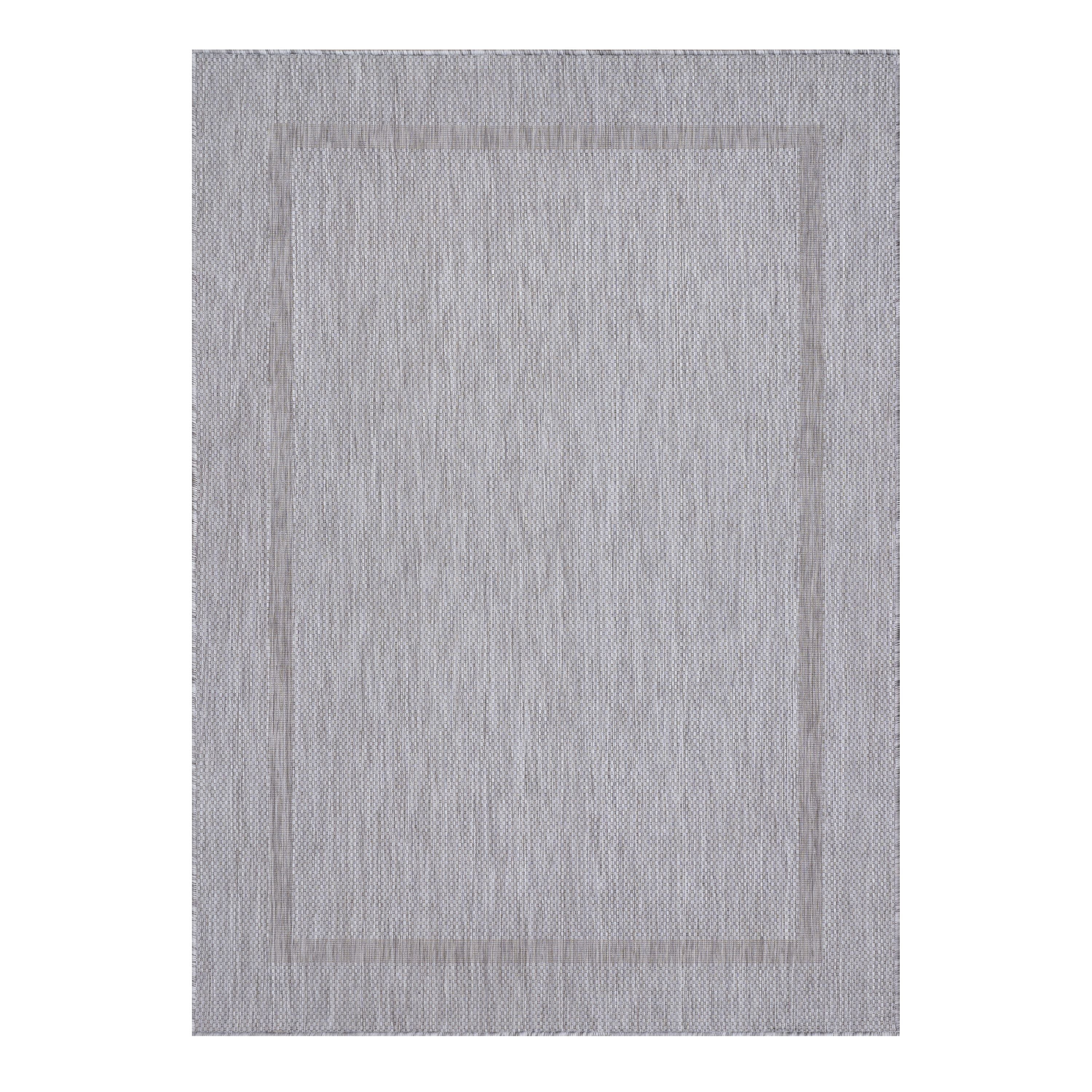 Outdoorteppiche, Unicolor - Einfarbig, Farbe Silber, Teppich für Terasse-Balkon-Küche, Rücken aus Polypropylen - Image 2
