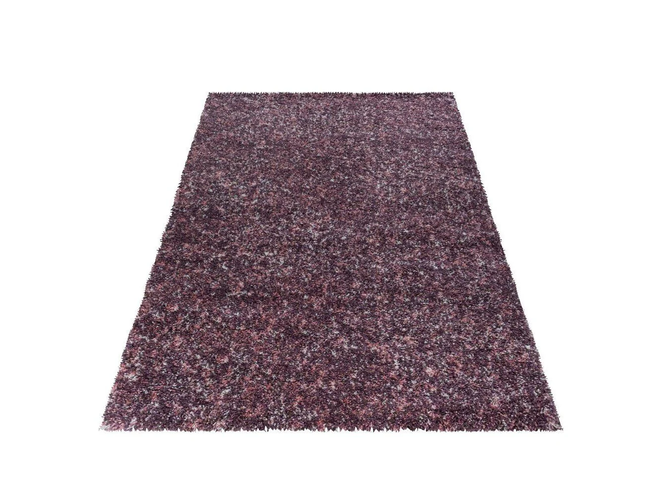 Shaggy Teppich Hochwertig Hochflor Wohnzimmer Pink Lila Taupe Creme Meliert - Image 2