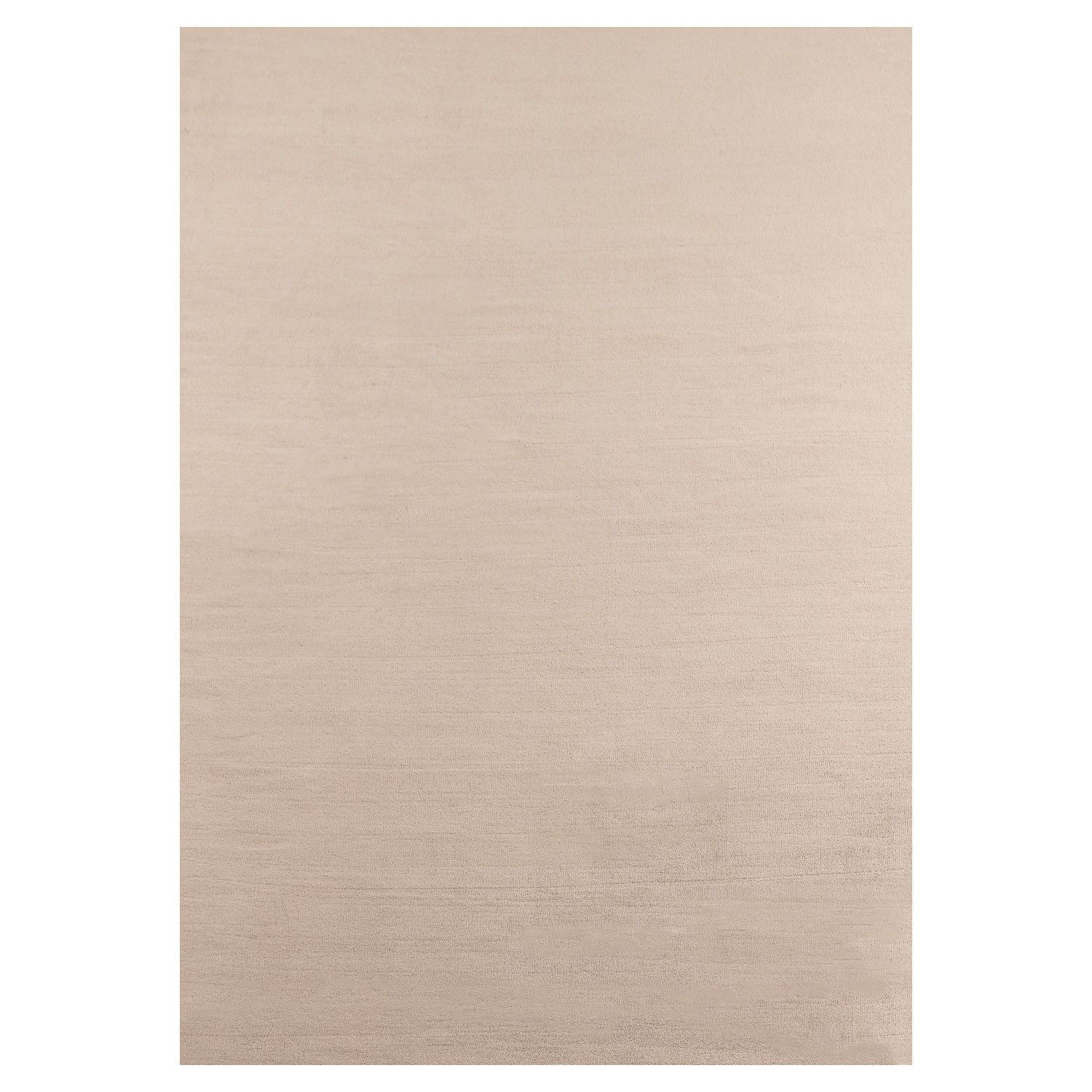 Sky Einfarbiger Kurzflorteppich in Beige mit Anti-Rutsch - Image 2