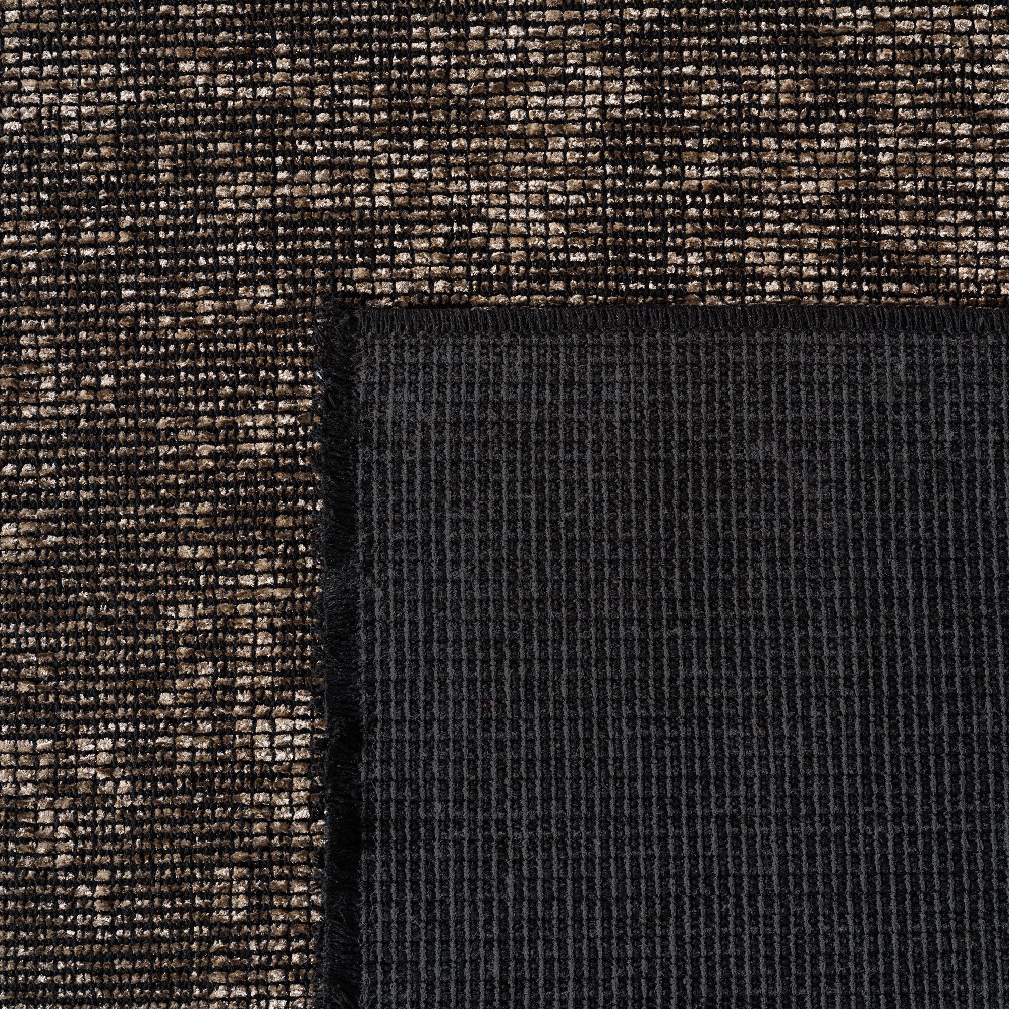 Baumwolle Chenille Teppich Läufer Braun 8x15 cm – Waschbar, Boho-Stil, Vintage Kelim, Kurzflor, Rutschfest & Weich, Einfarbig Meliert, Für Küche, Schlafzimmer & Flur - Image 4