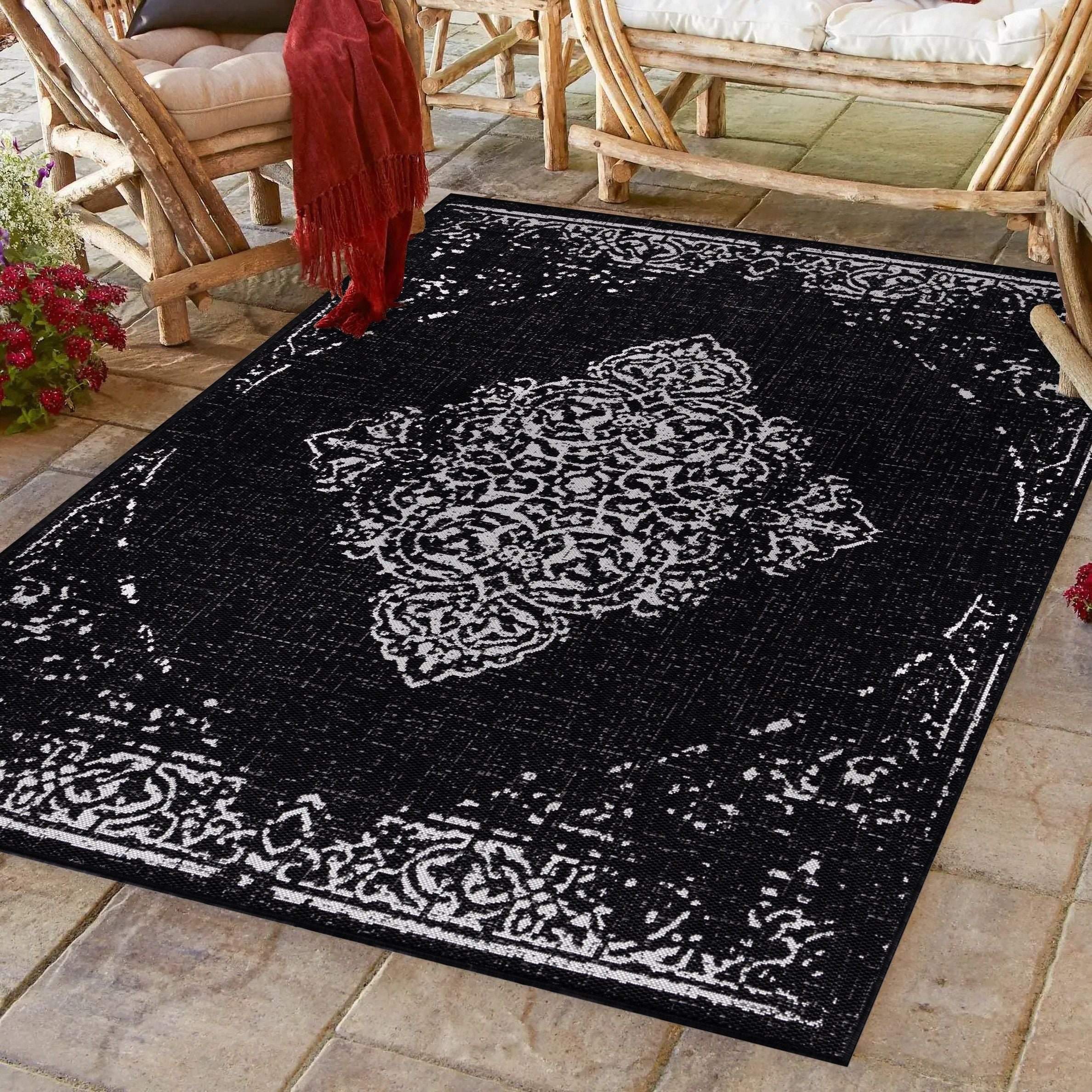 Klassischer Vintage Outdoor Teppich