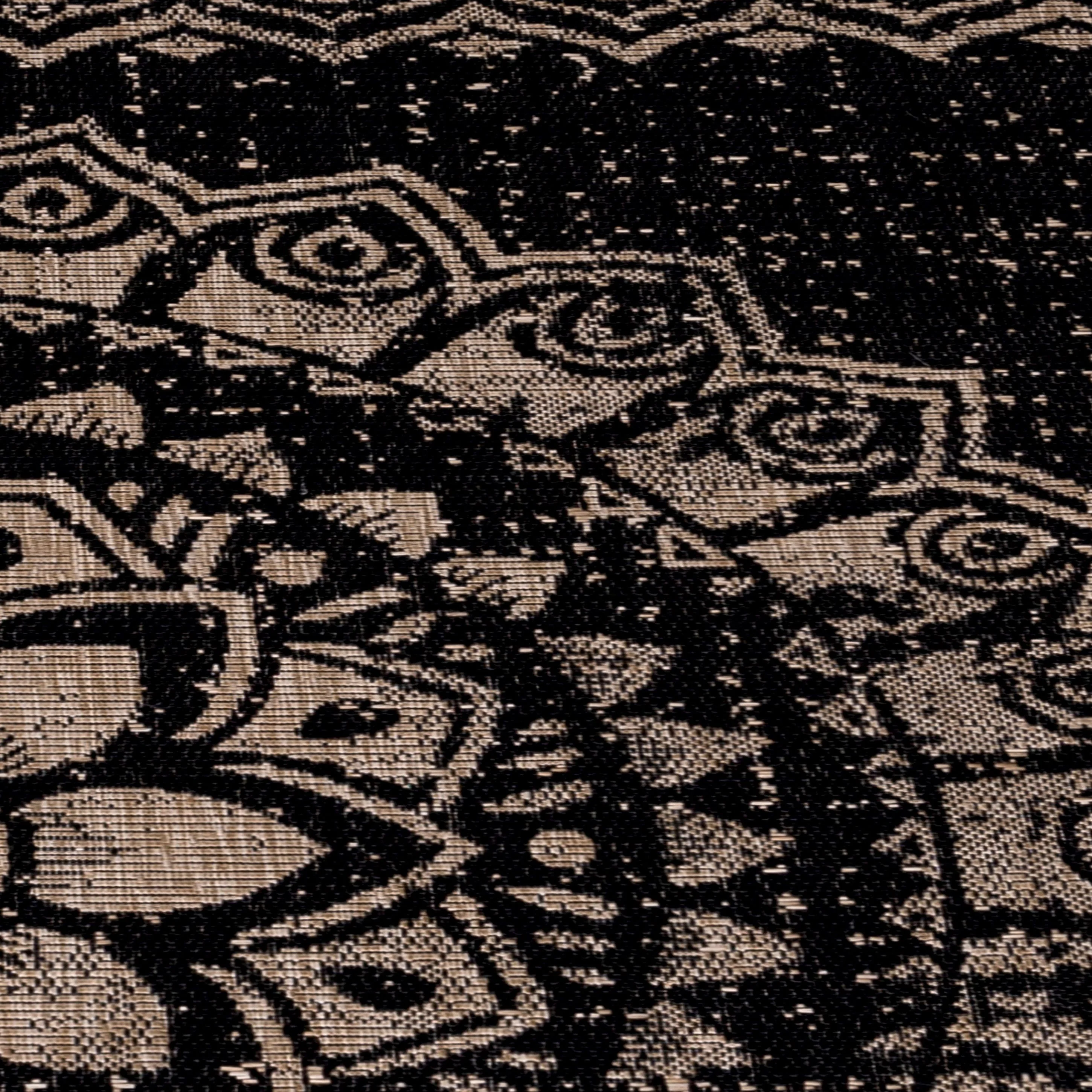 Sunny Outdoorteppich Schwarz | Vintage Design mit Muster - Image 7