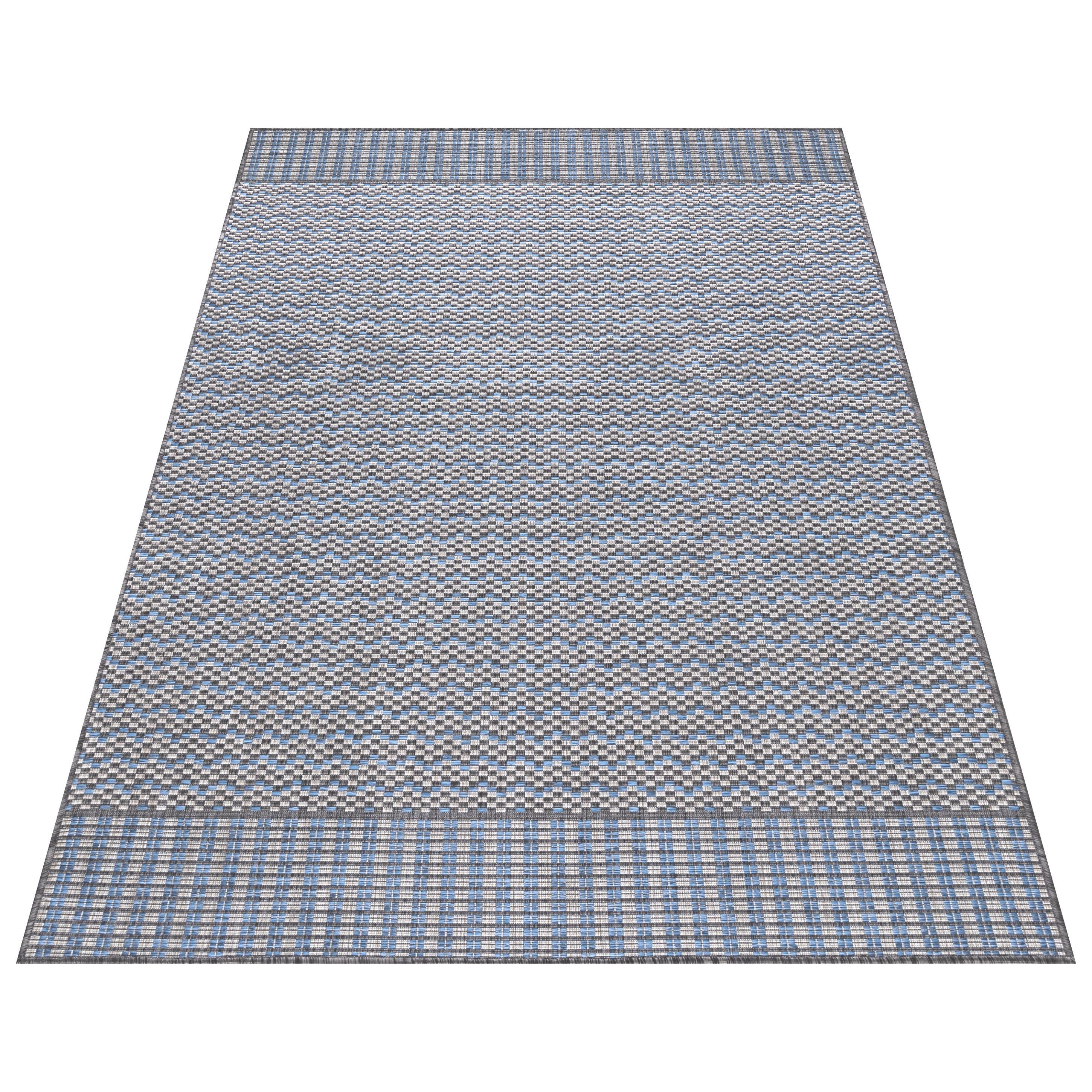 Outdoorteppiche, Vintage Design, Farbe Grau, Teppich für Terasse-Balkon-Küche, Rücken aus Polypropylen - Image 3